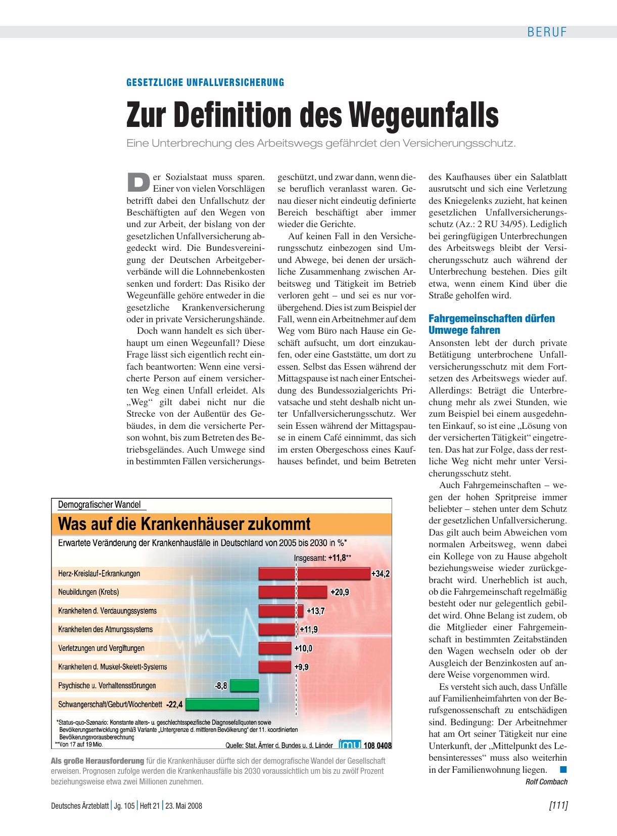 Vorschauseite 1: Demografischer Wandel: Was auf die Krankenhäuser zukommt