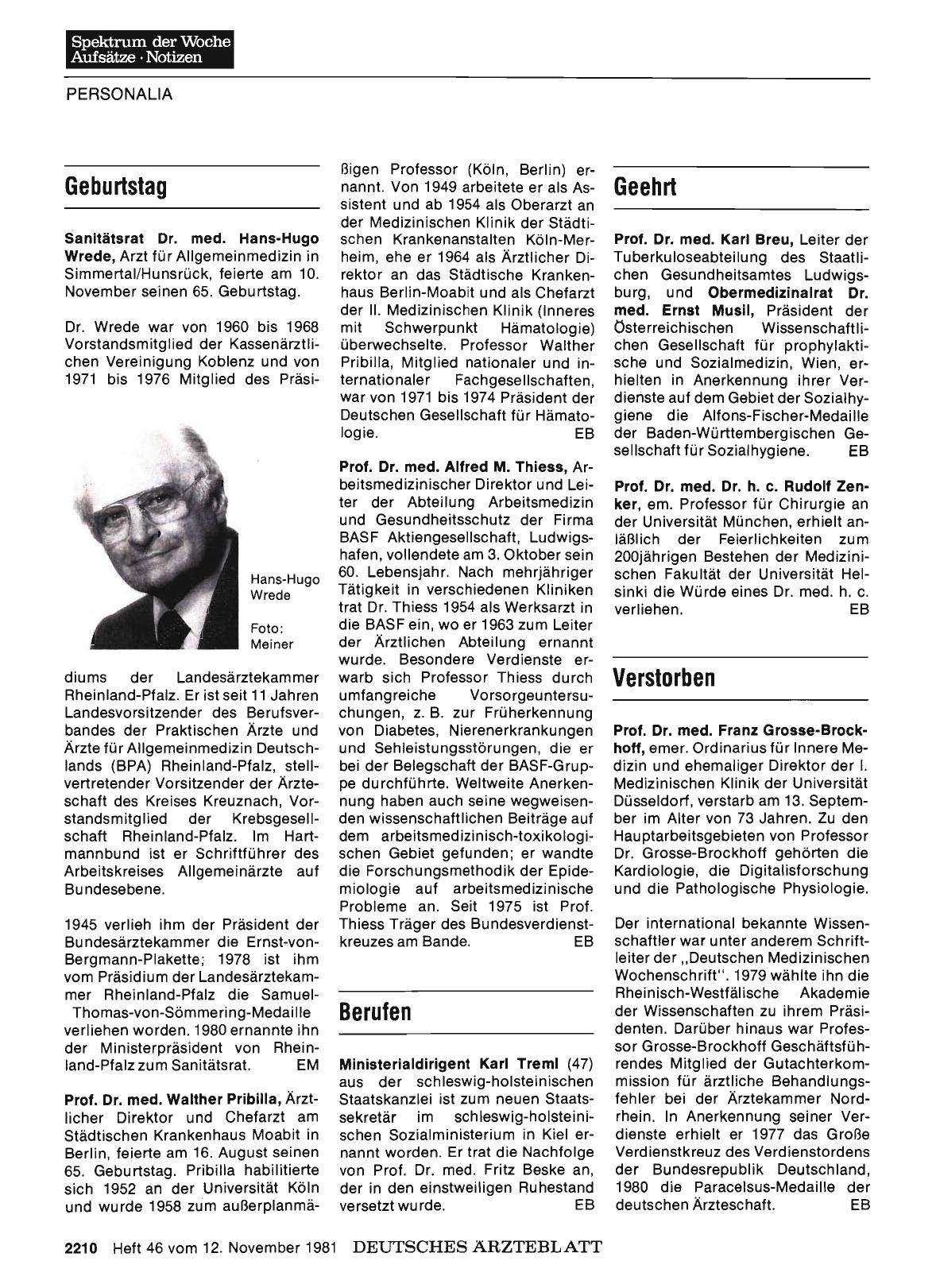 Vorschauseite 1: Geehrt