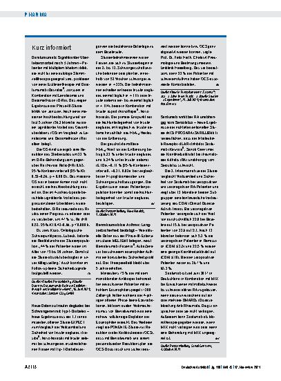 Vorschauseite 1: Kurz informiert