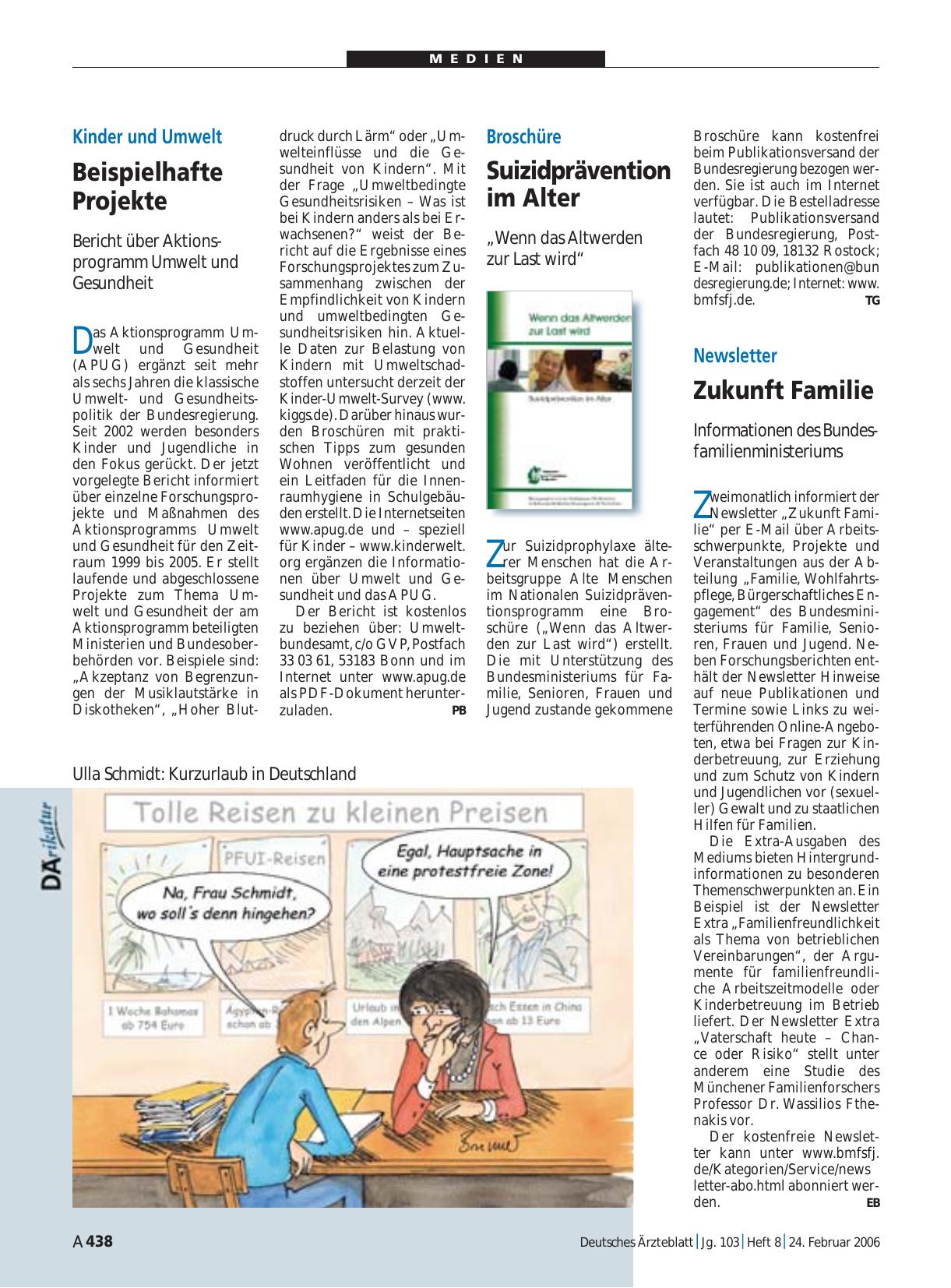 Vorschauseite 1: Newsletter: Zukunft Familie