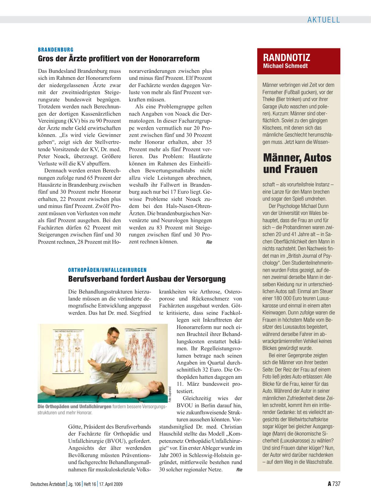 Vorschauseite 1: Randnotiz: Männer, Autos und Frauen