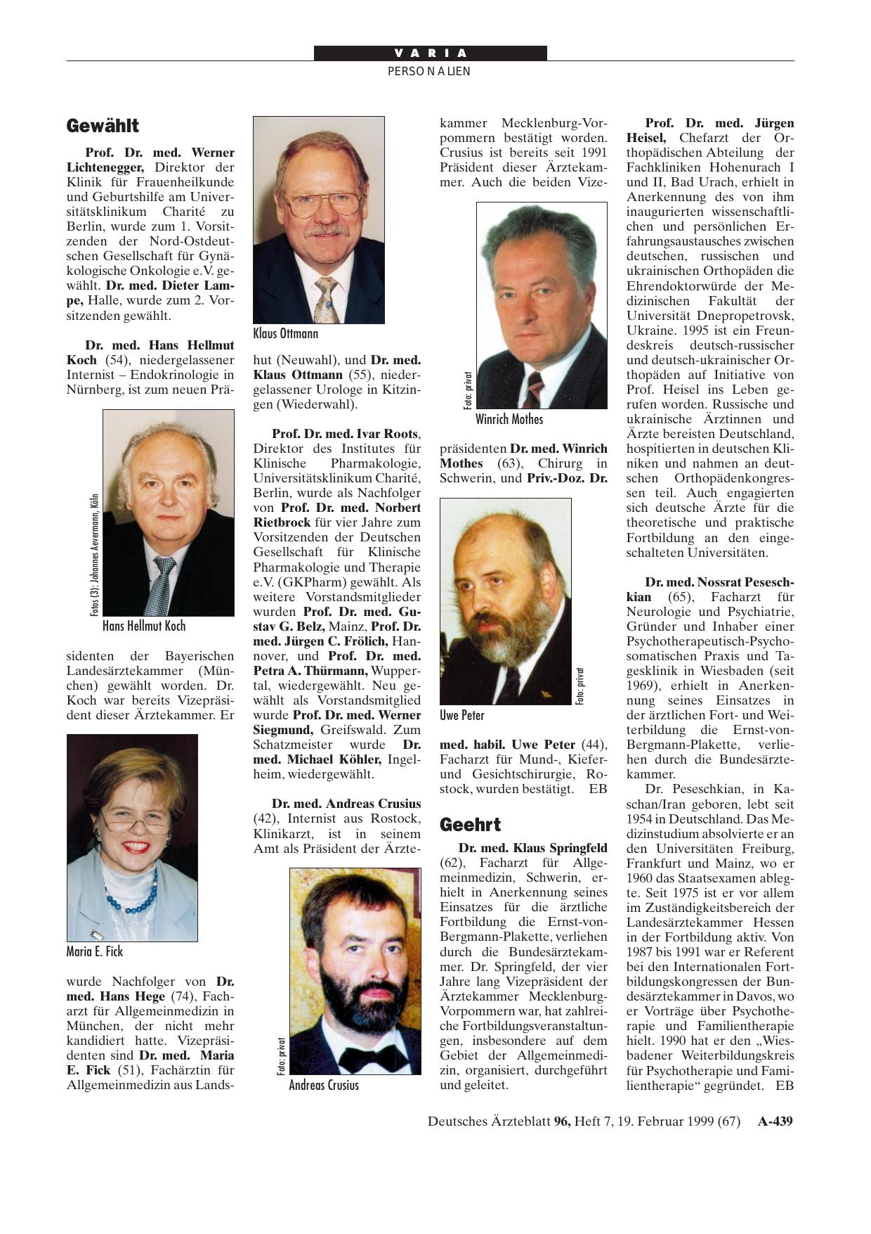 Vorschauseite 1: Geehrt