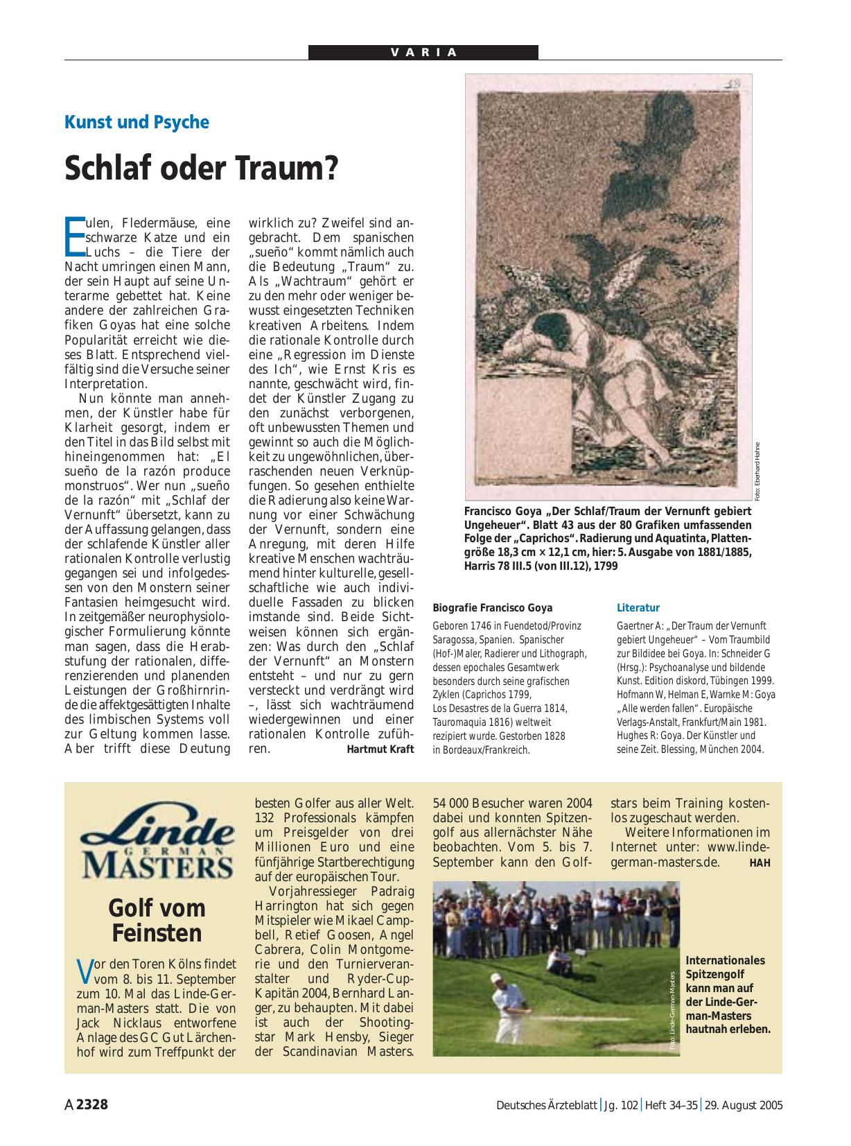 Vorschauseite 1: Schlaf oder Traum?
