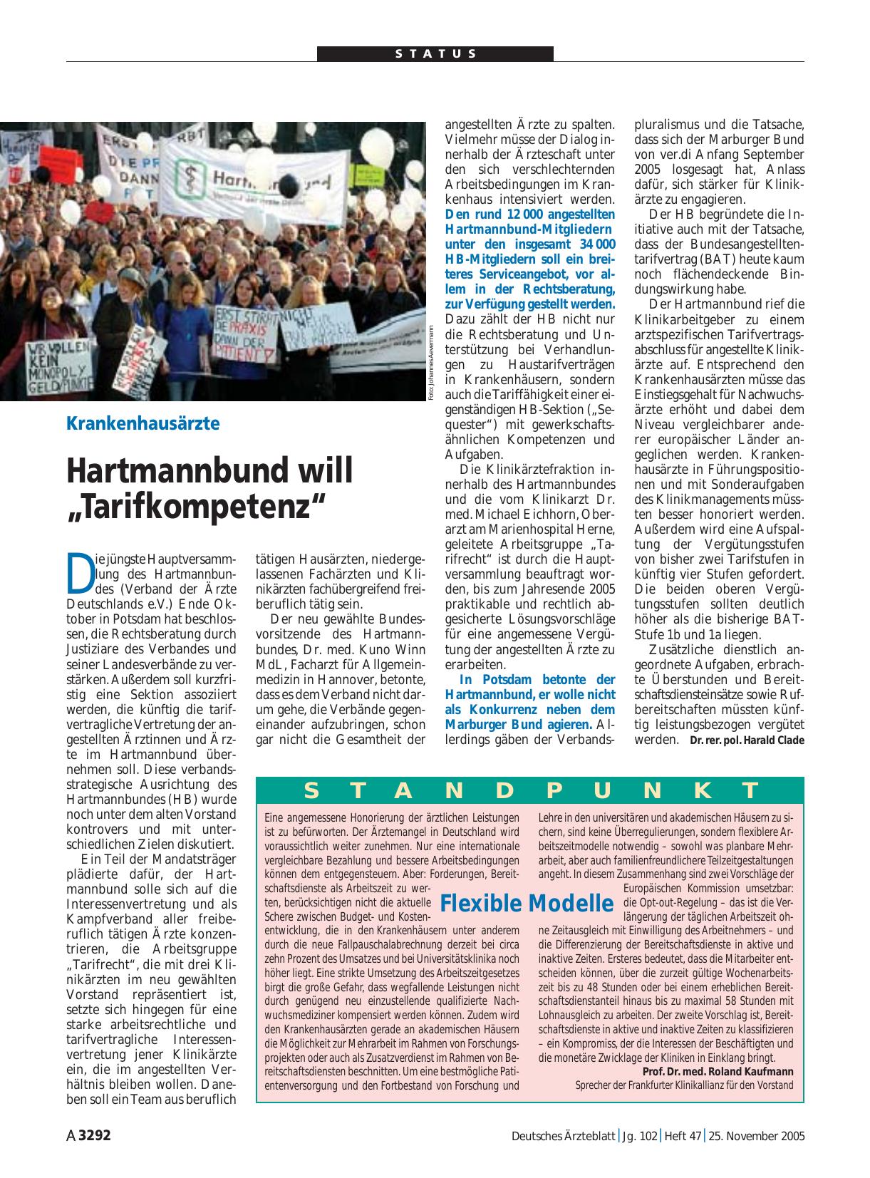 Vorschauseite 1: Standpunkt: Flexible Modelle