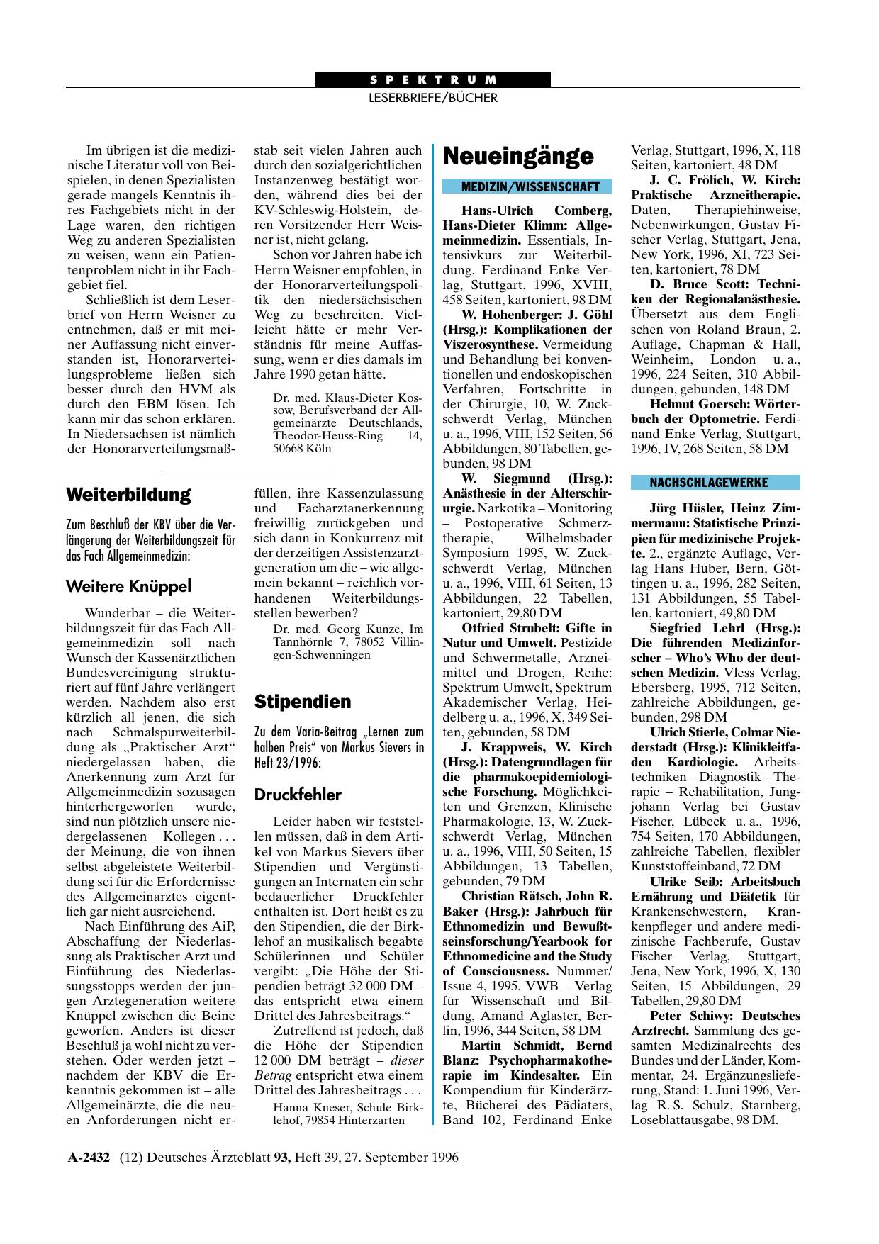 Vorschauseite 1: Weiterbildung: Weitere Knüppel