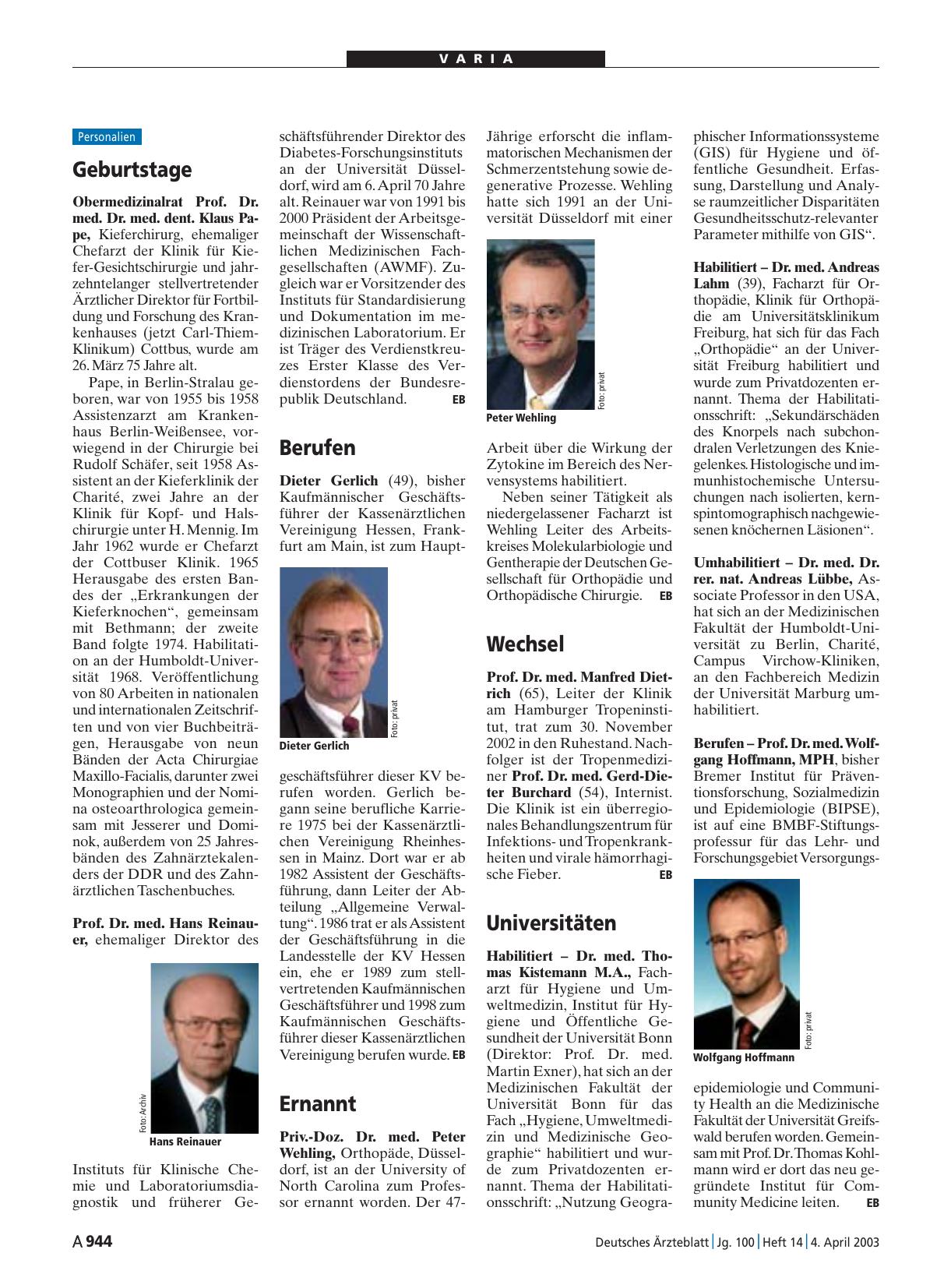 Vorschauseite 1: Wechsel