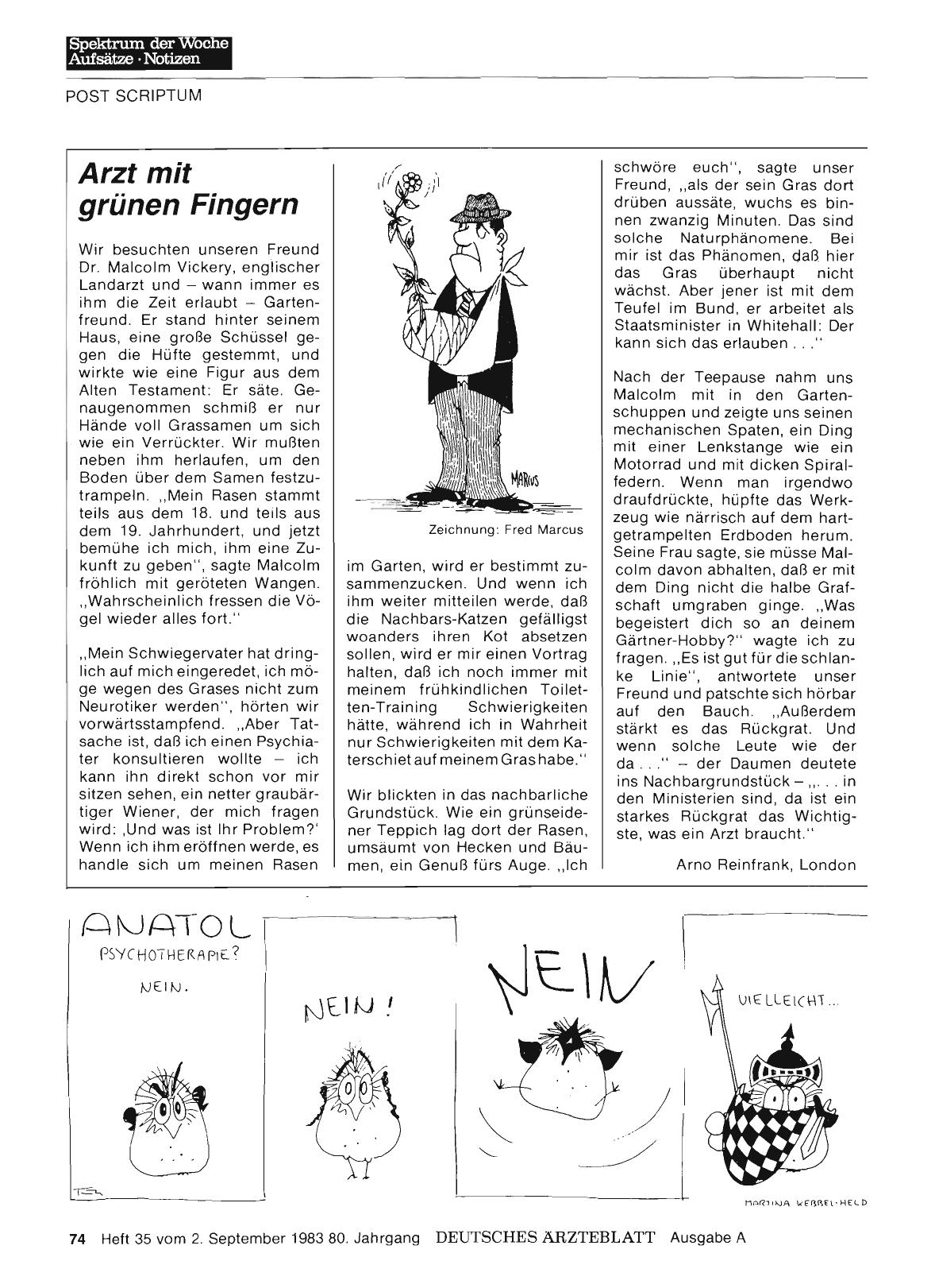 Vorschauseite 1: Arzt mit grünen Fingern