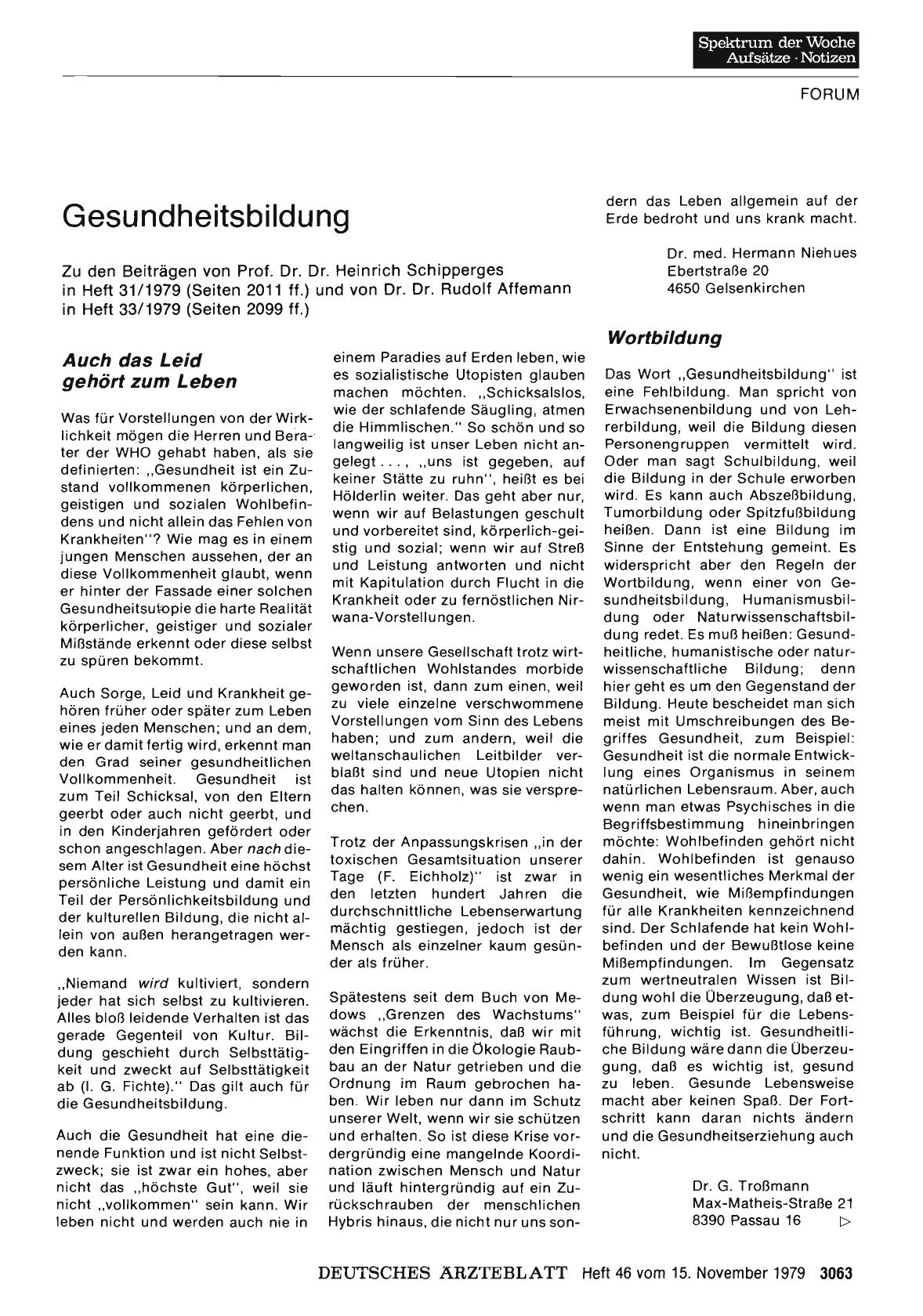 Vorschauseite 1: Gesundheitsbildung: Wortbildung