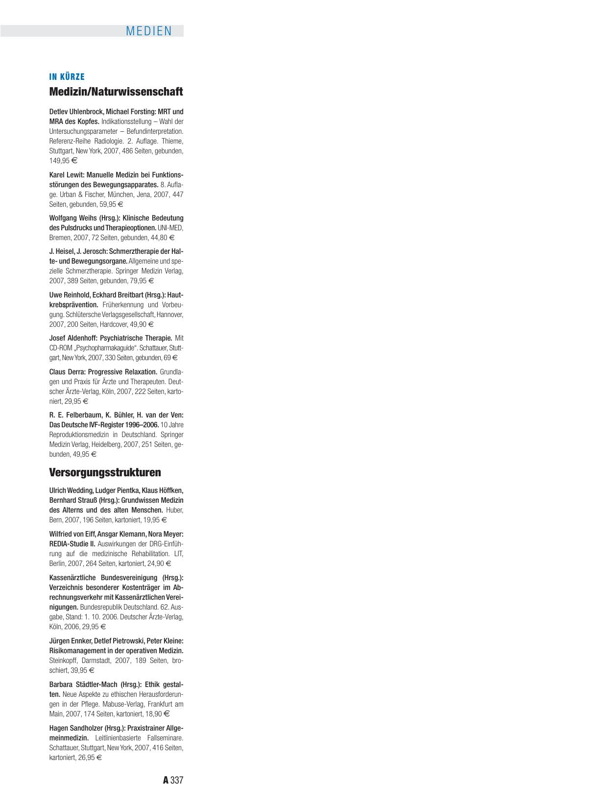 Vorschauseite 1: In kürze