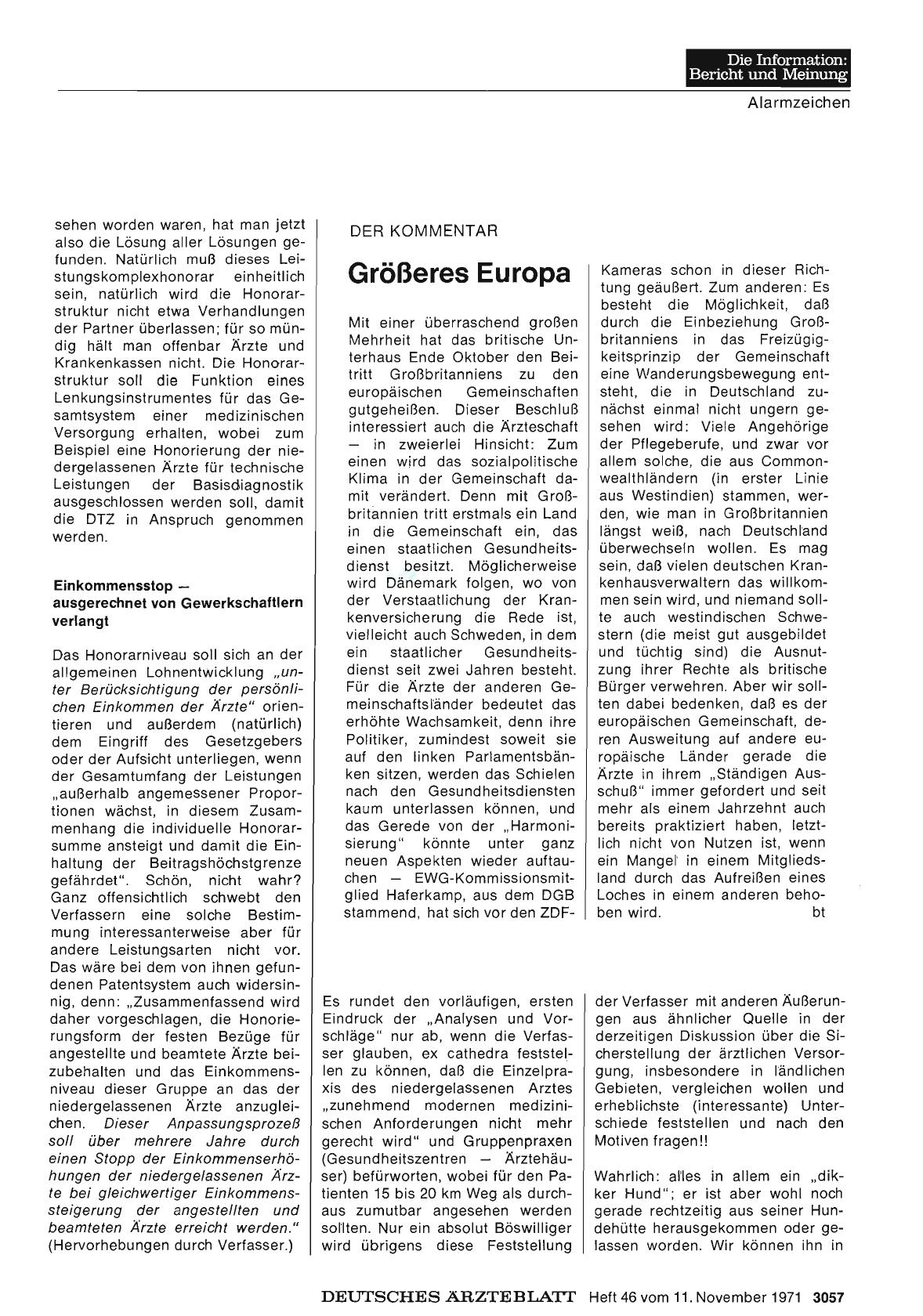 Vorschauseite 1: Größeres Europa