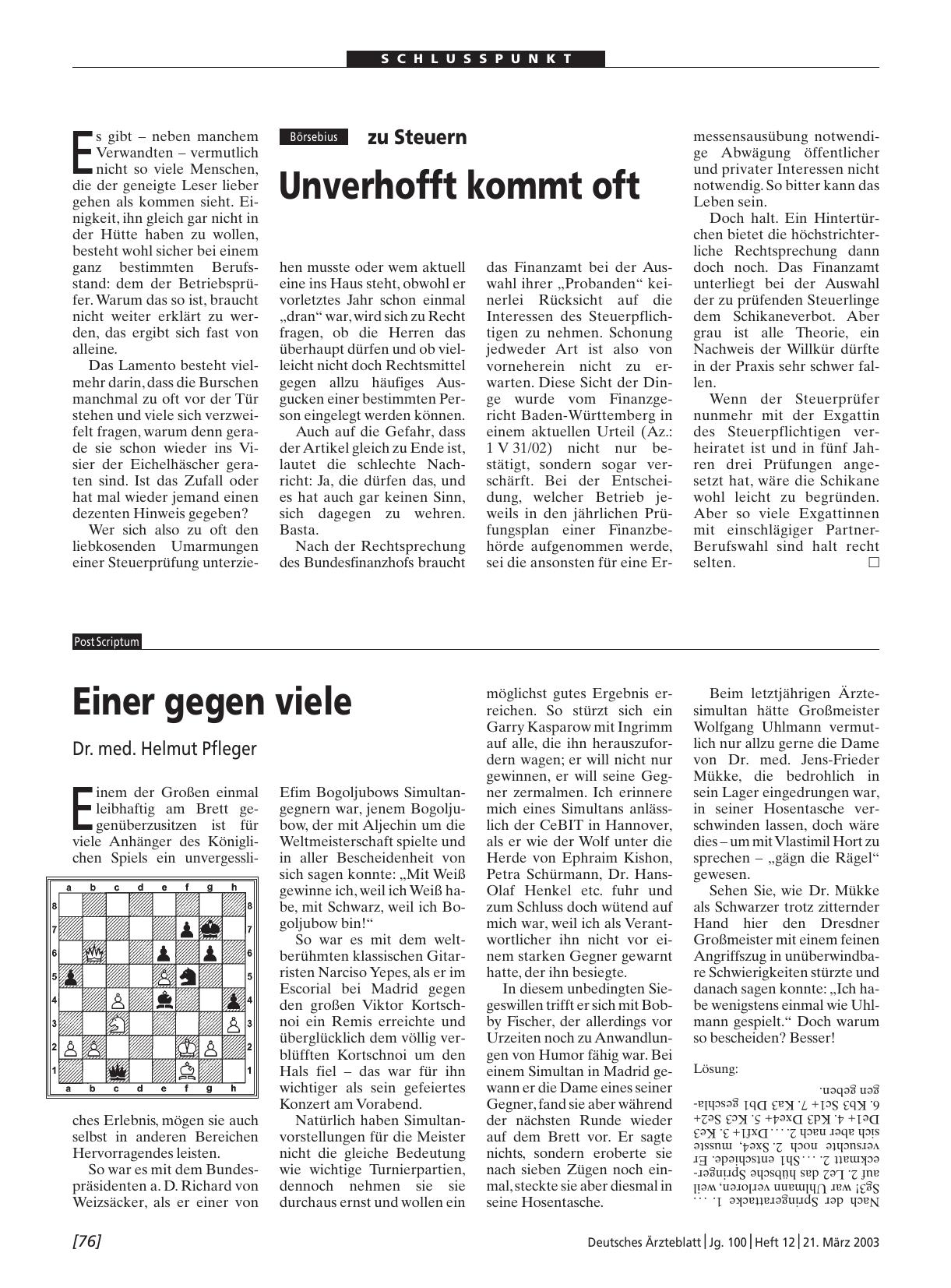 Vorschauseite 1: zu Steuern: Unverhofft kommt oft