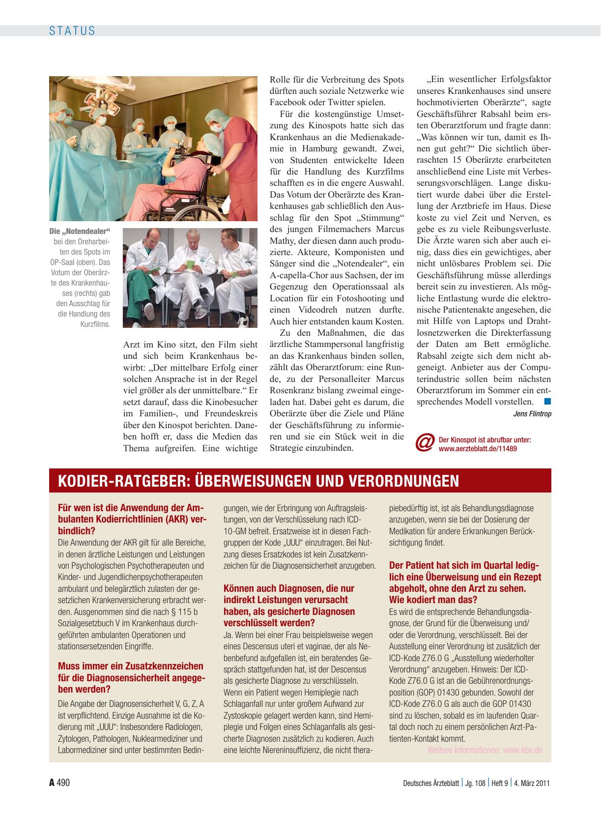 Vorschauseite 1: Überweisungen und Verordnungen