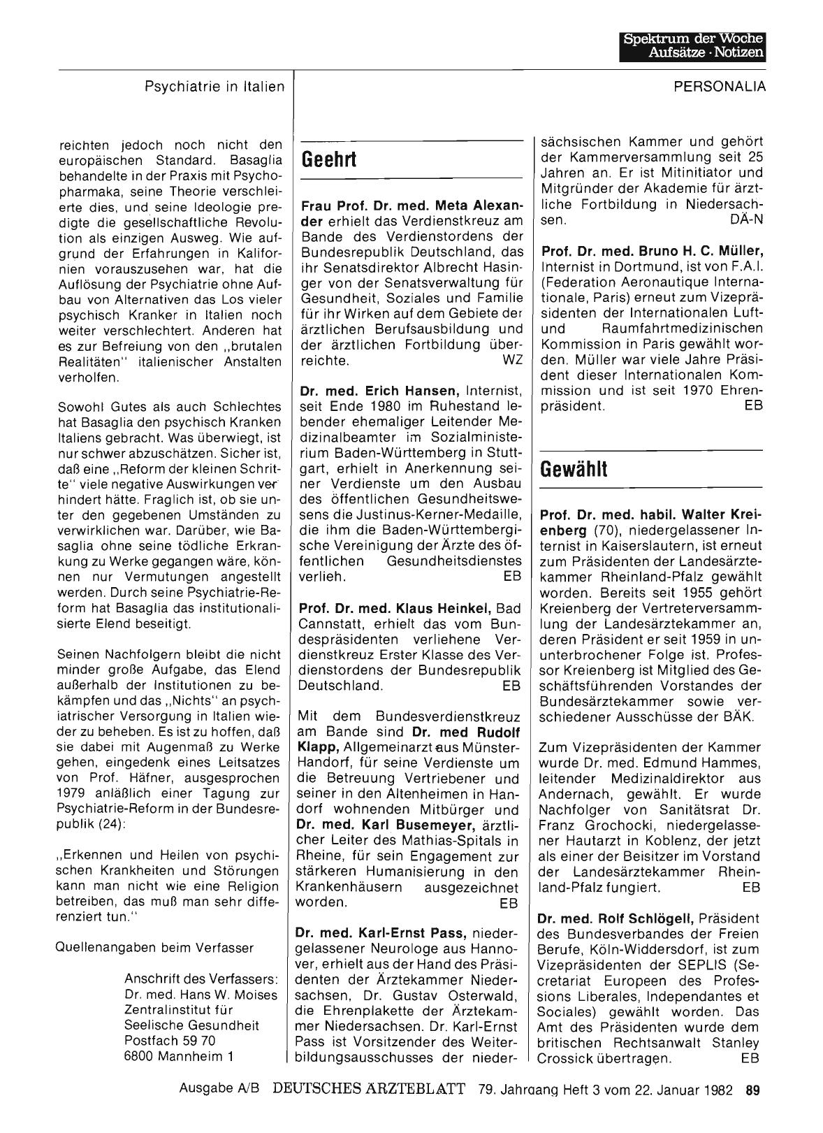 Vorschauseite 1: Geehrt