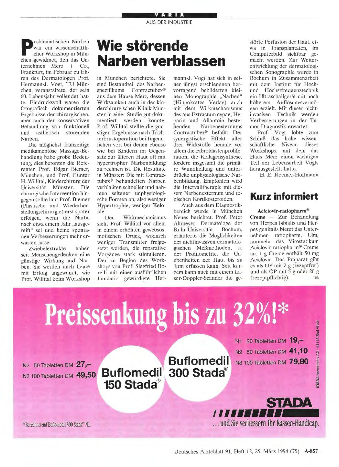 Vorschauseite 1: Kurz informiert