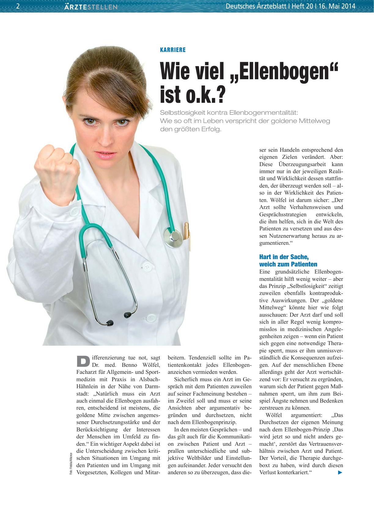 Vorschauseite 1: Karriere: Wie viel „Ellenbogen“ ist o.k.?