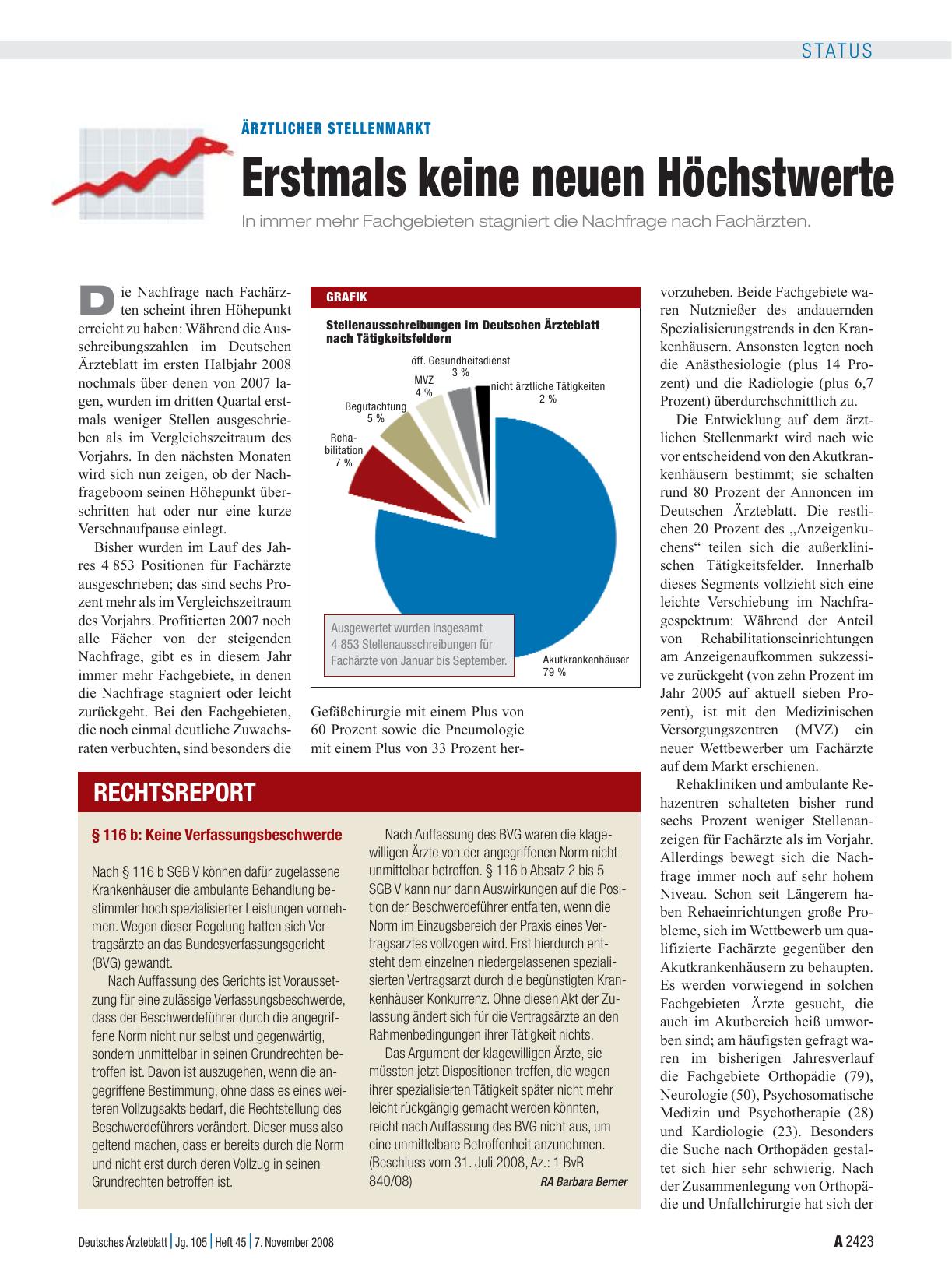 Vorschauseite 1: § 116 b: Keine Verfassungsbeschwerde