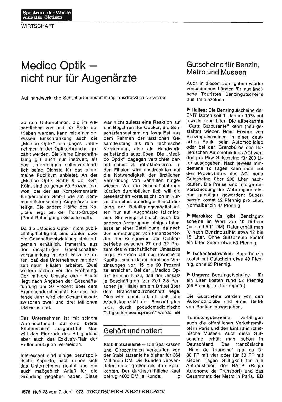 Vorschauseite 1: Gutscheine für Benzin, Metro und Museen