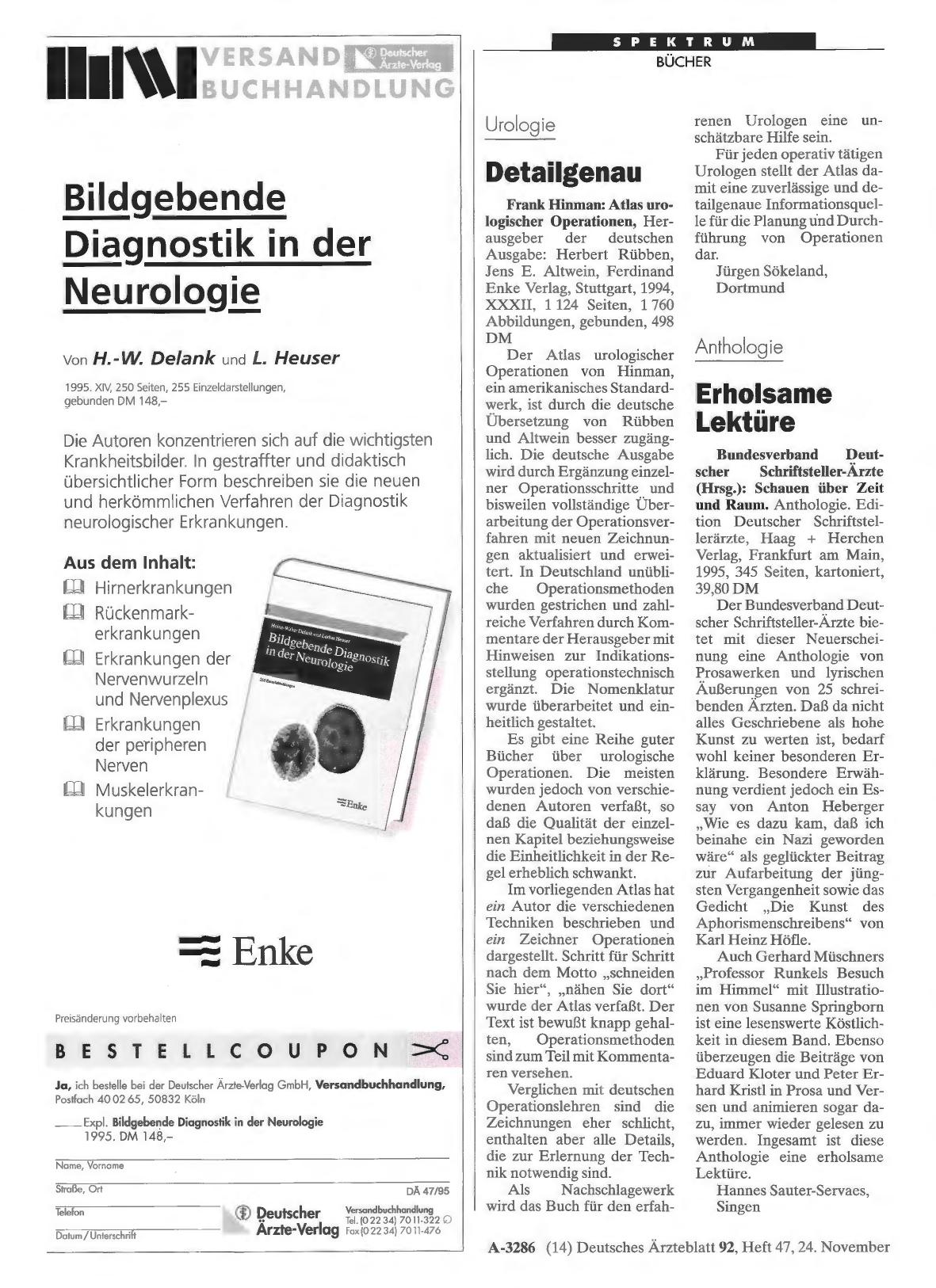 Vorschauseite 1: Anthologie: Erholsame Lektüre