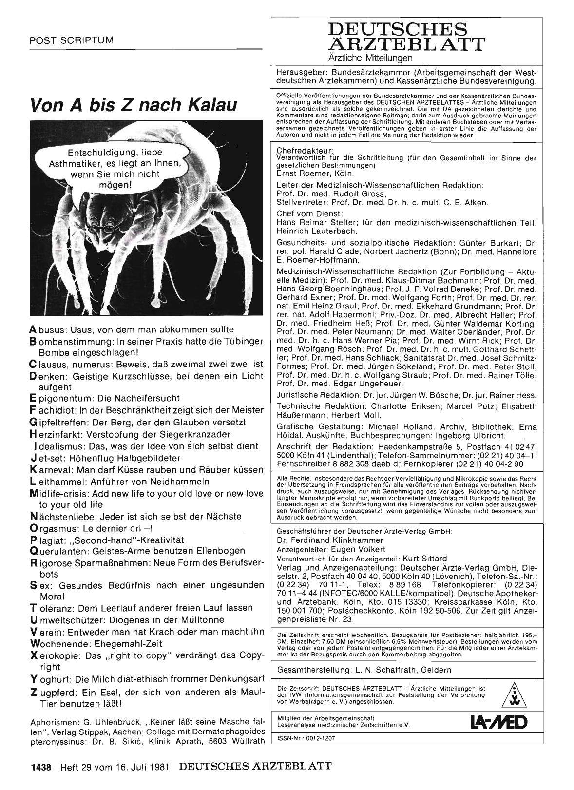 Vorschauseite 1: Von A bis Z nach Kalau