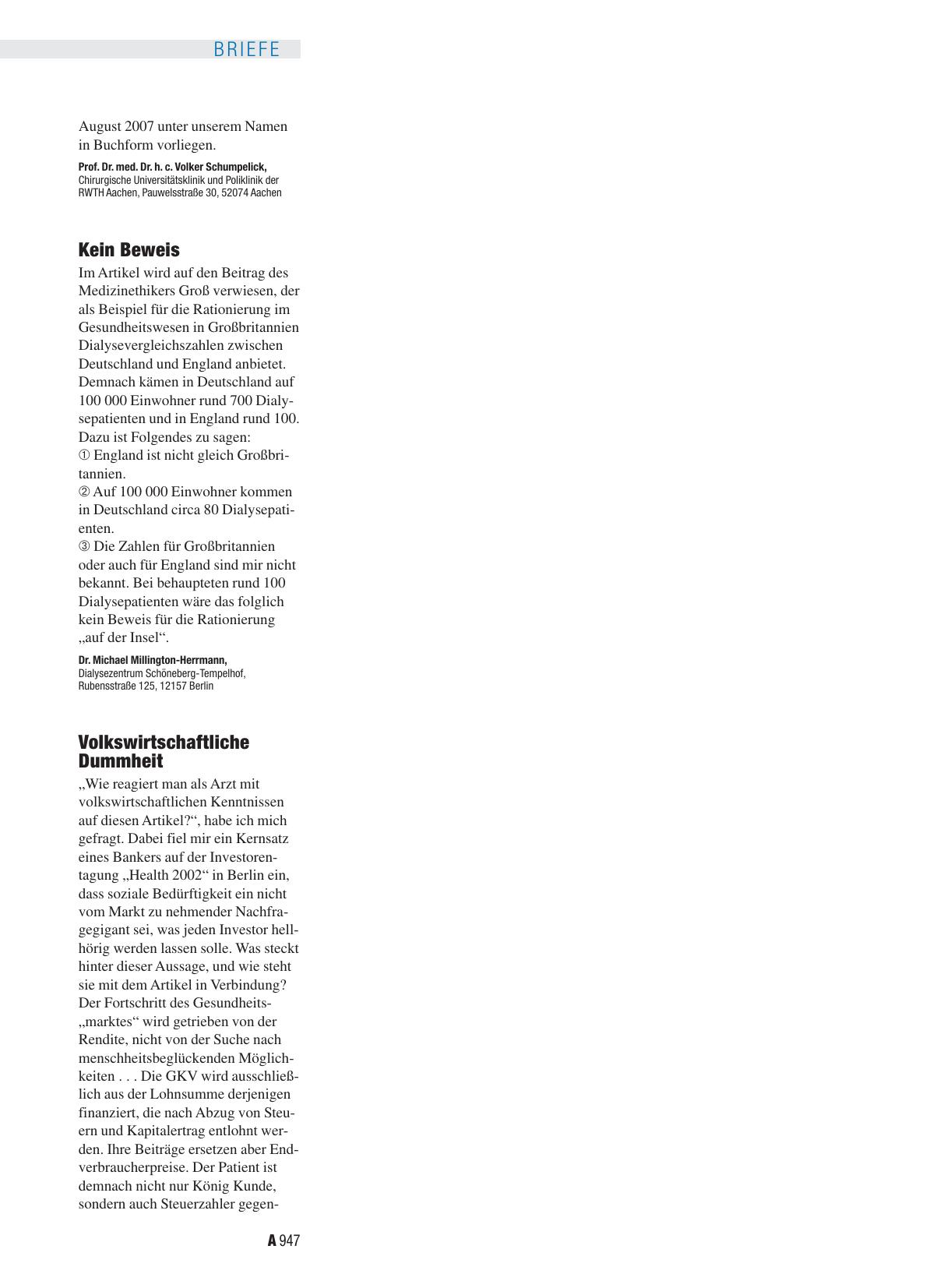 Vorschauseite 1: Rationierung: Volkswirtschaftliche Dummheit