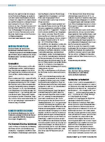 Vorschauseite 1: Antibiotika: Umdenken erforderlich