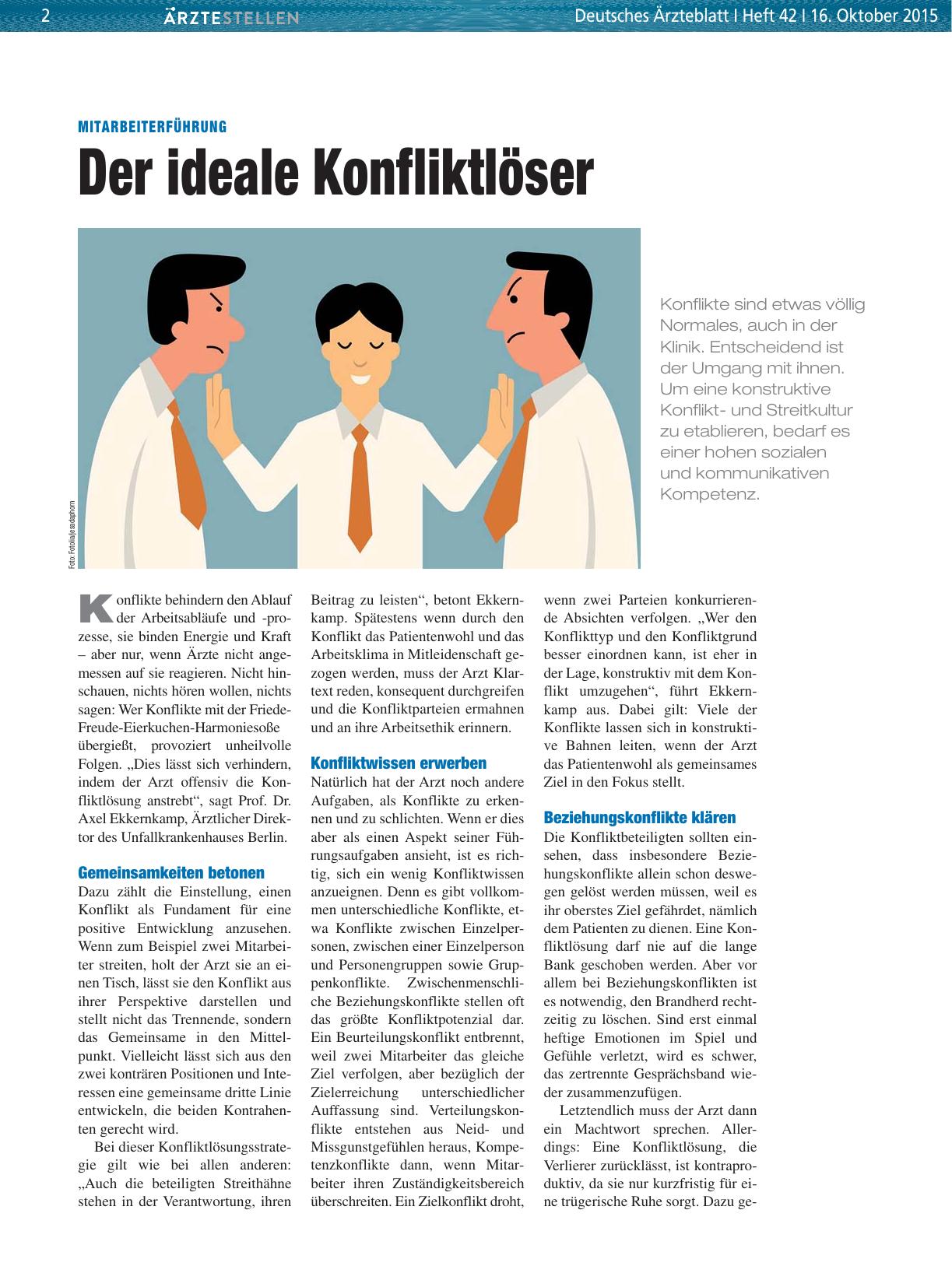Vorschauseite 1: Mitarbeiterführung: Der ideale Konfliktlöser