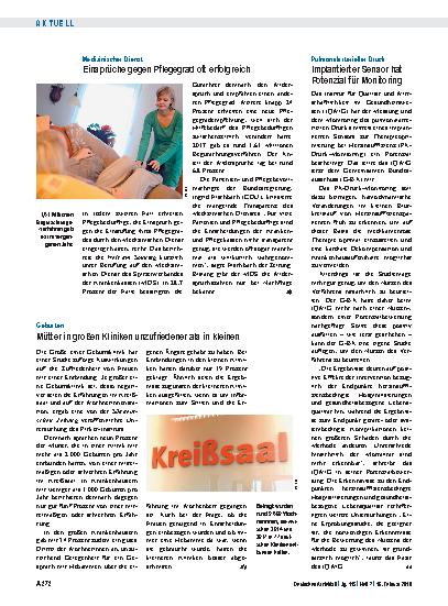 Vorschauseite 1: Medizinischer Dienst: Einsprüche gegen Pflegegrad oft erfolgreich