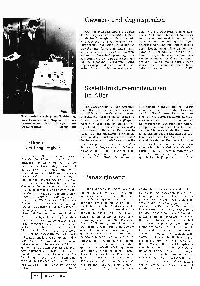 Vorschauseite 1: Faktoren der Langlebigkeit