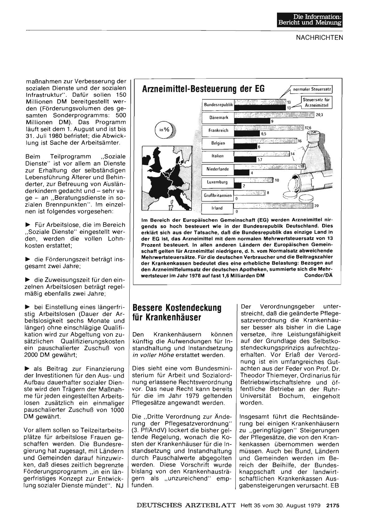 Vorschauseite 1: Arzneimittel-Besteuerung der EG