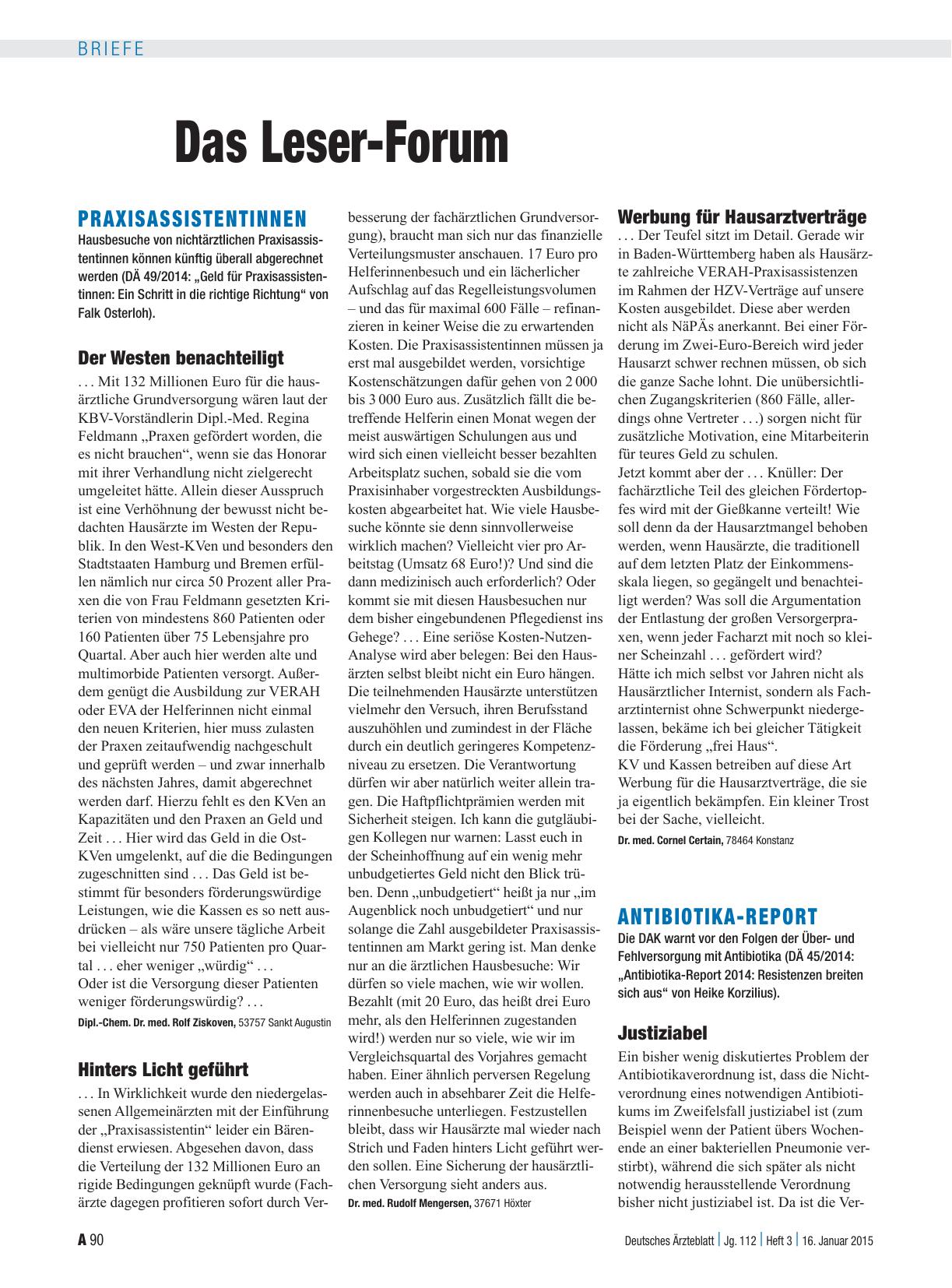 Vorschauseite 1: Praxisassistentinnen: Der Westen benachteiligt