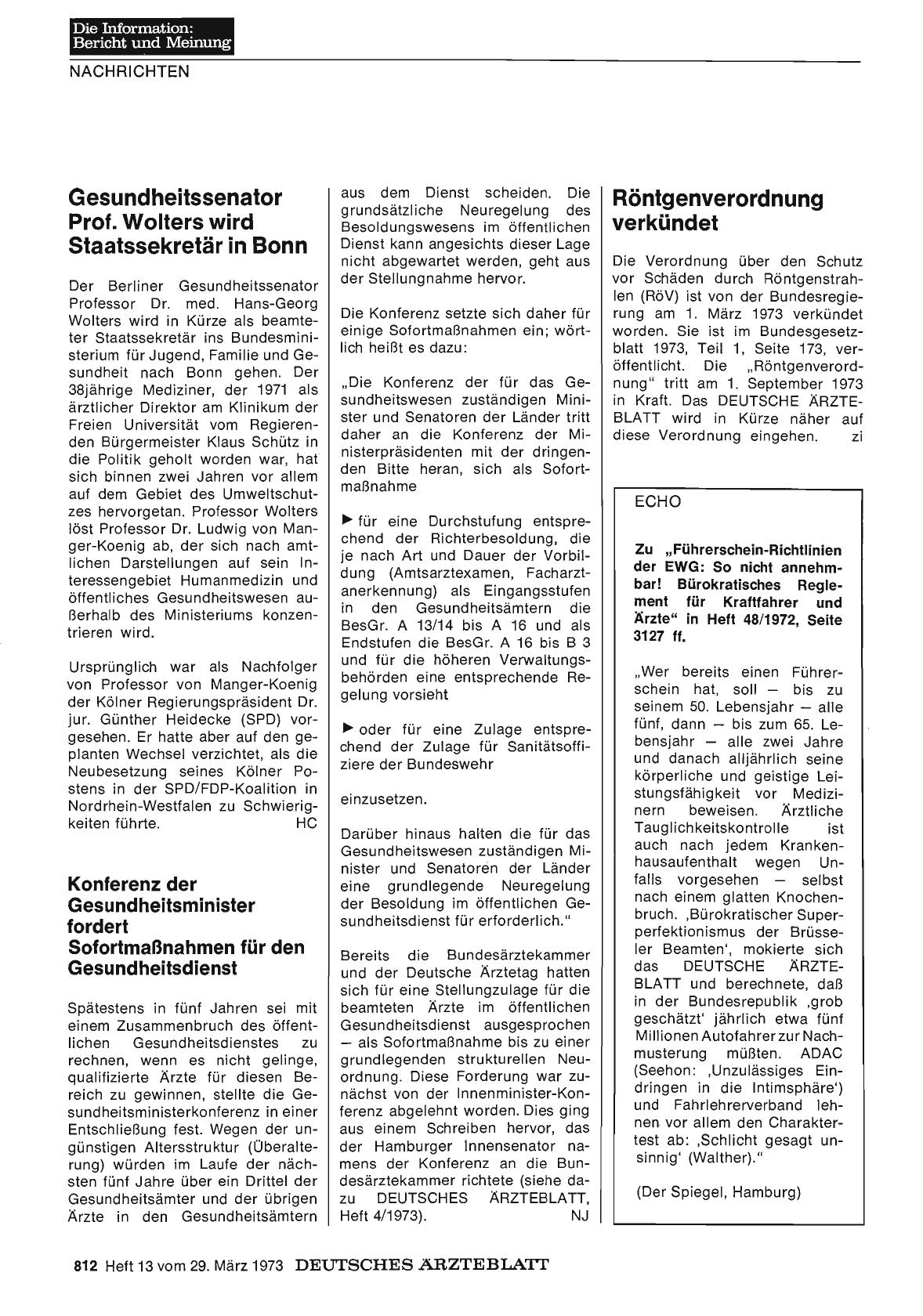 Vorschauseite 1: Zu "Führerschein-Richtlinien der EWG: So nicht annehmbar!