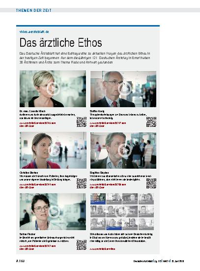 Vorschauseite 1: video.aerzteblatt.de: Das ärztliche Ethos