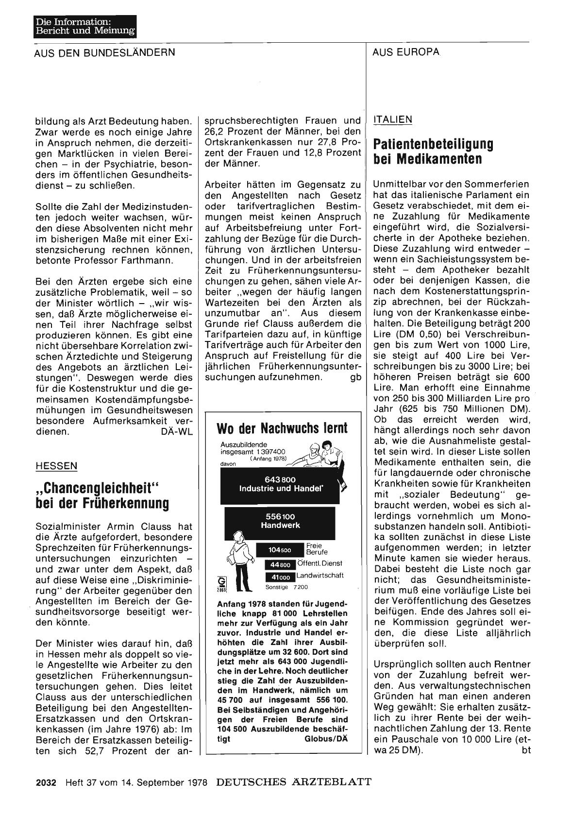 Vorschauseite 1: Italien: Patientenbeteiligung bei Medikamenten