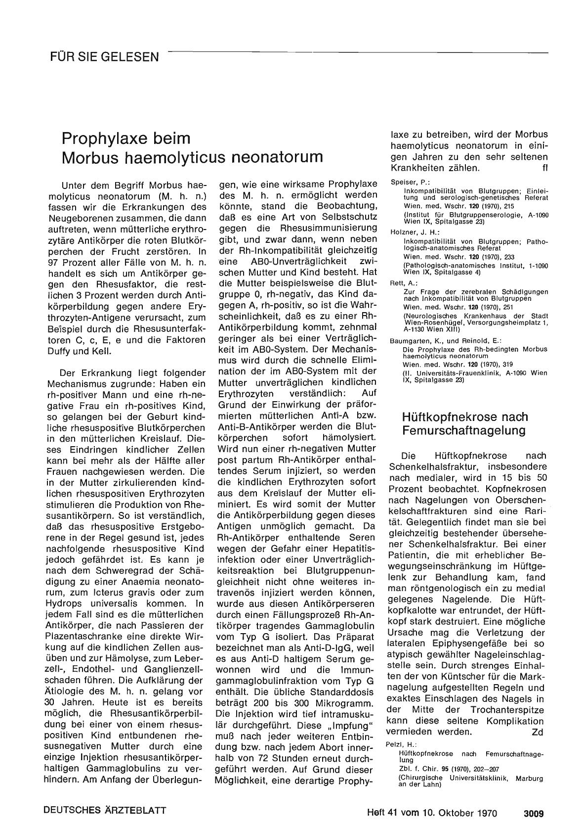 Vorschauseite 1: Hüftkopfnekrose nach Femurschaftnagelung