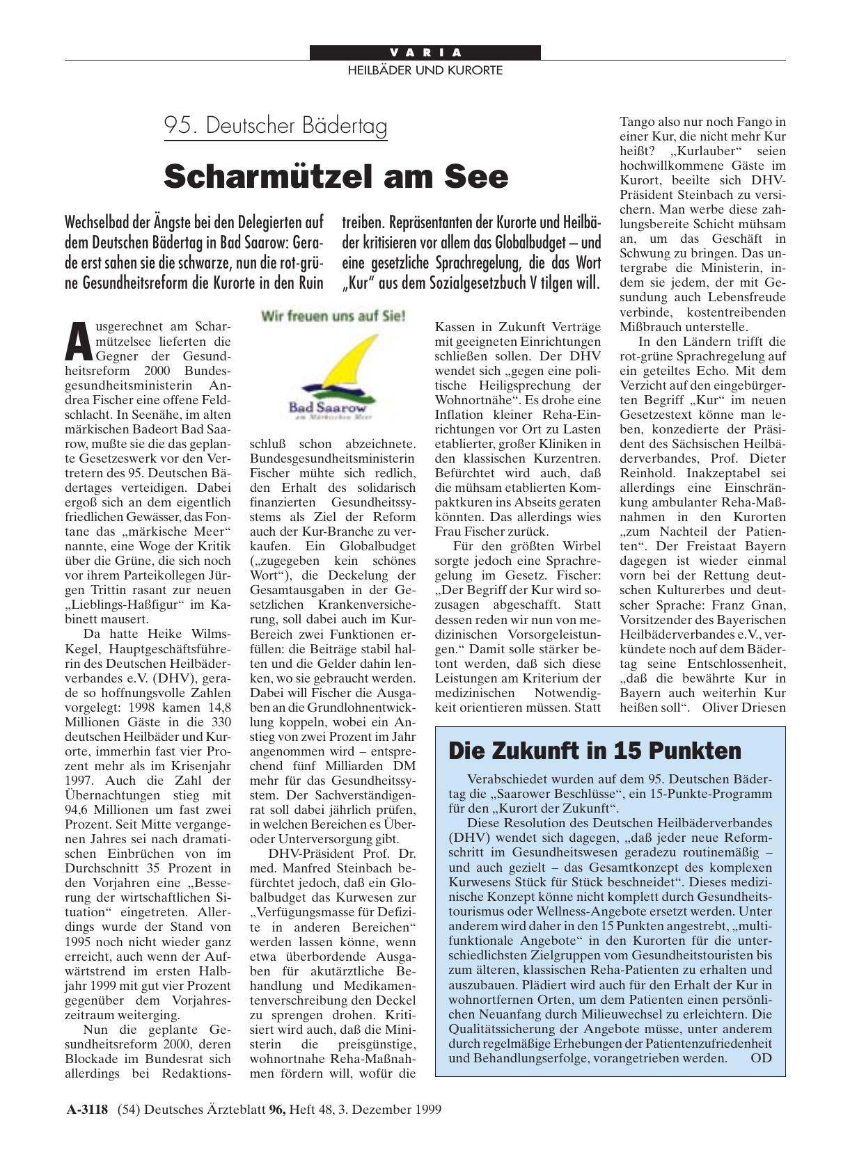 Vorschauseite 1: Die Zukunft in 15 Punkten