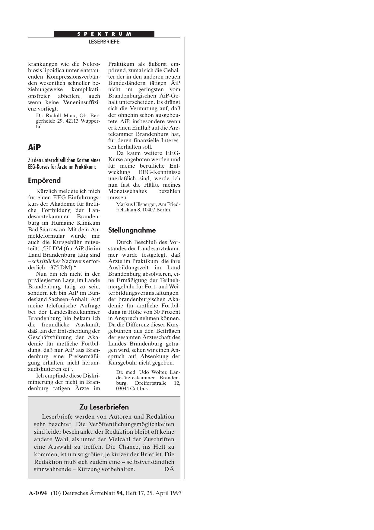Vorschauseite 1: AiP: Empörend