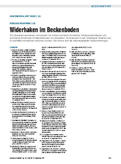 Vorschauseite 4: Weibliche Inkontinenz & Co: Widerhaken im Beckenboden