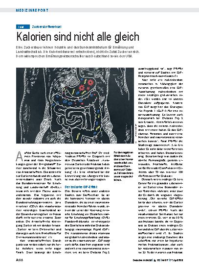 Vorschauseite 1: Zuckerstoffwechsel: Kalorien sind nicht alle gleich