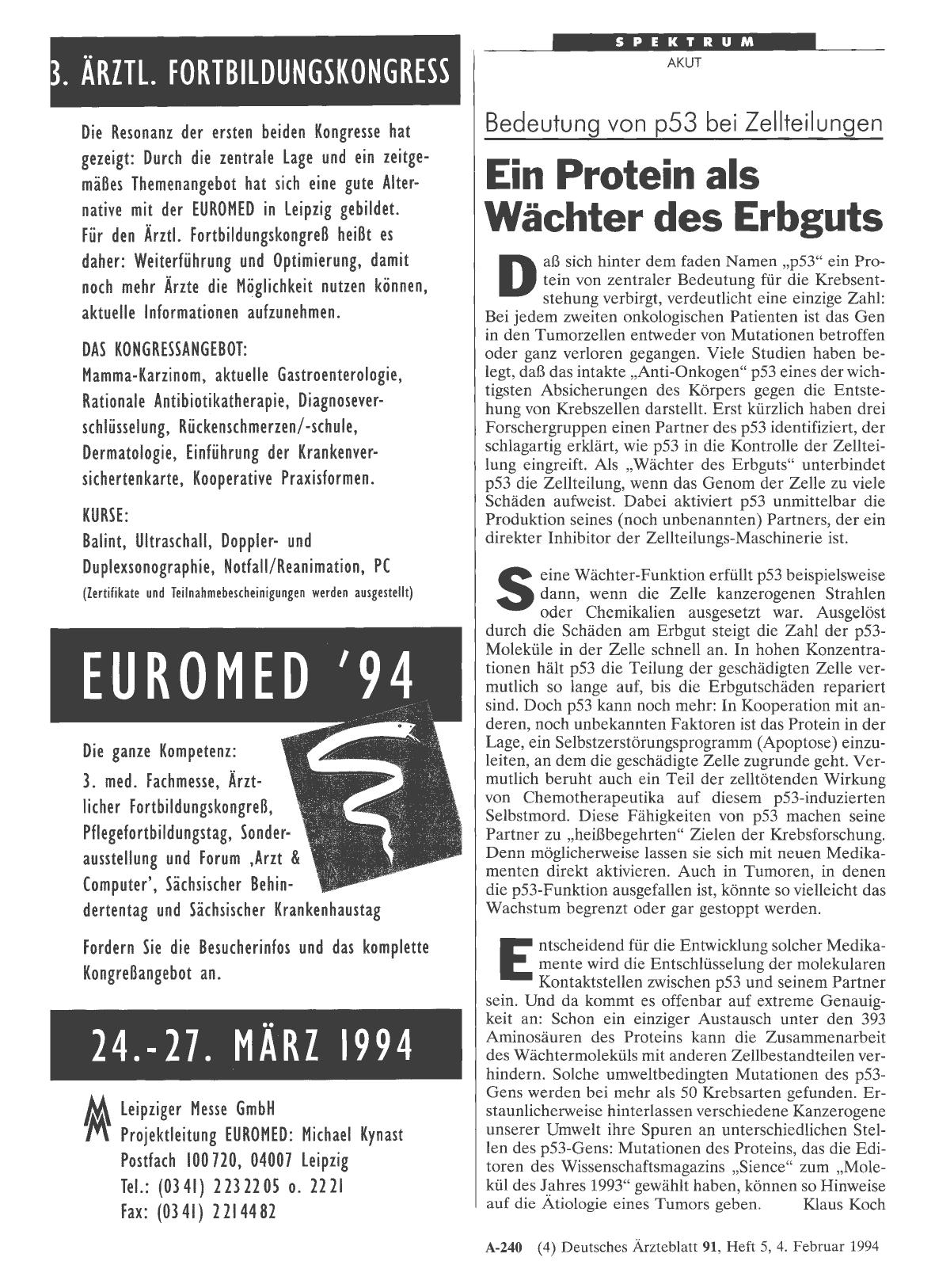 Vorschauseite 1: Bedeutung von p53 bei Zellteilungen: Ein Protein als Wächter des Erbguts