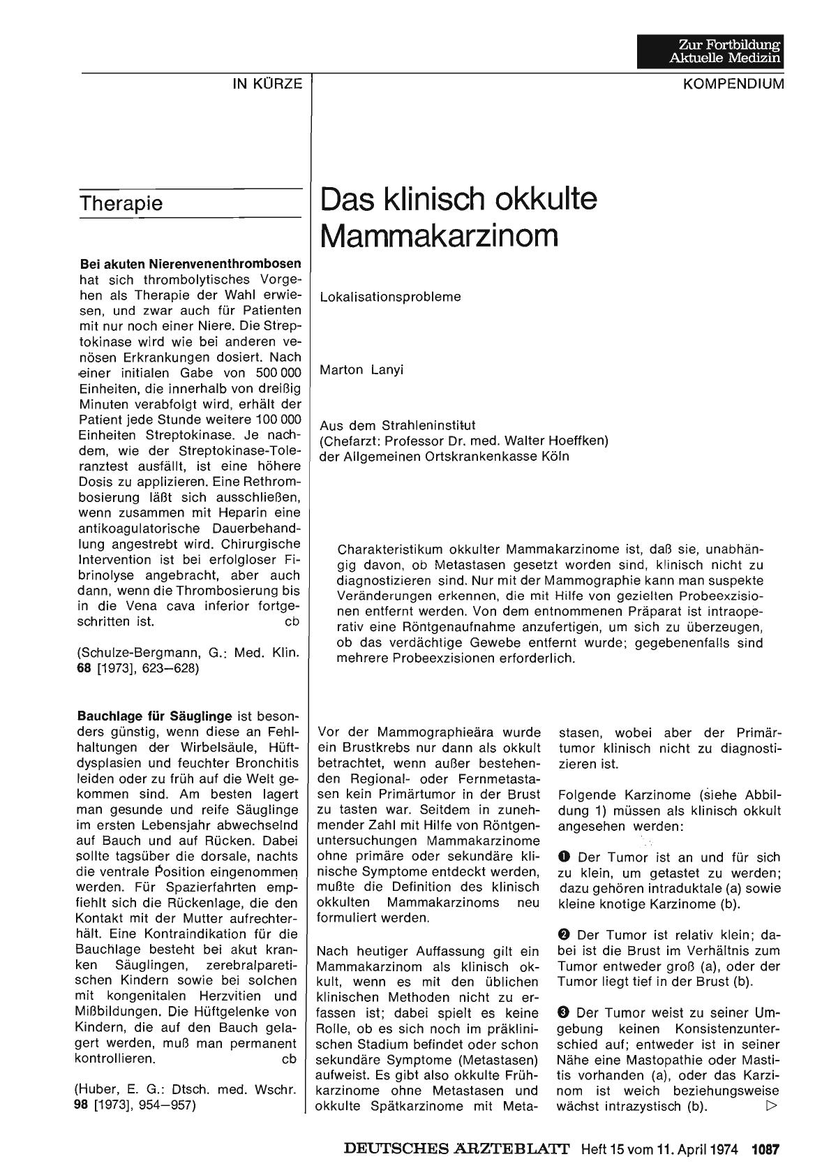 Vorschauseite 1: Therapie