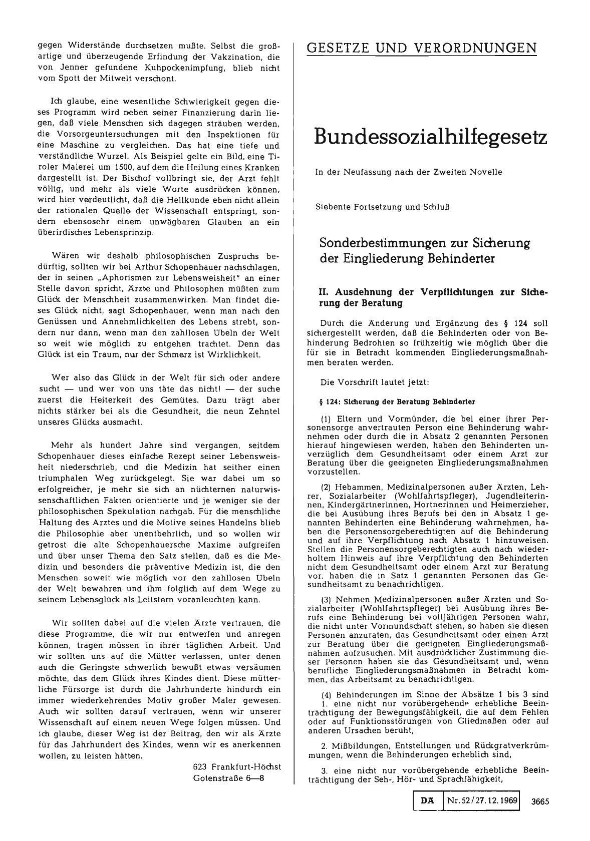 Vorschauseite 1: Bundessozialhilfegesetz