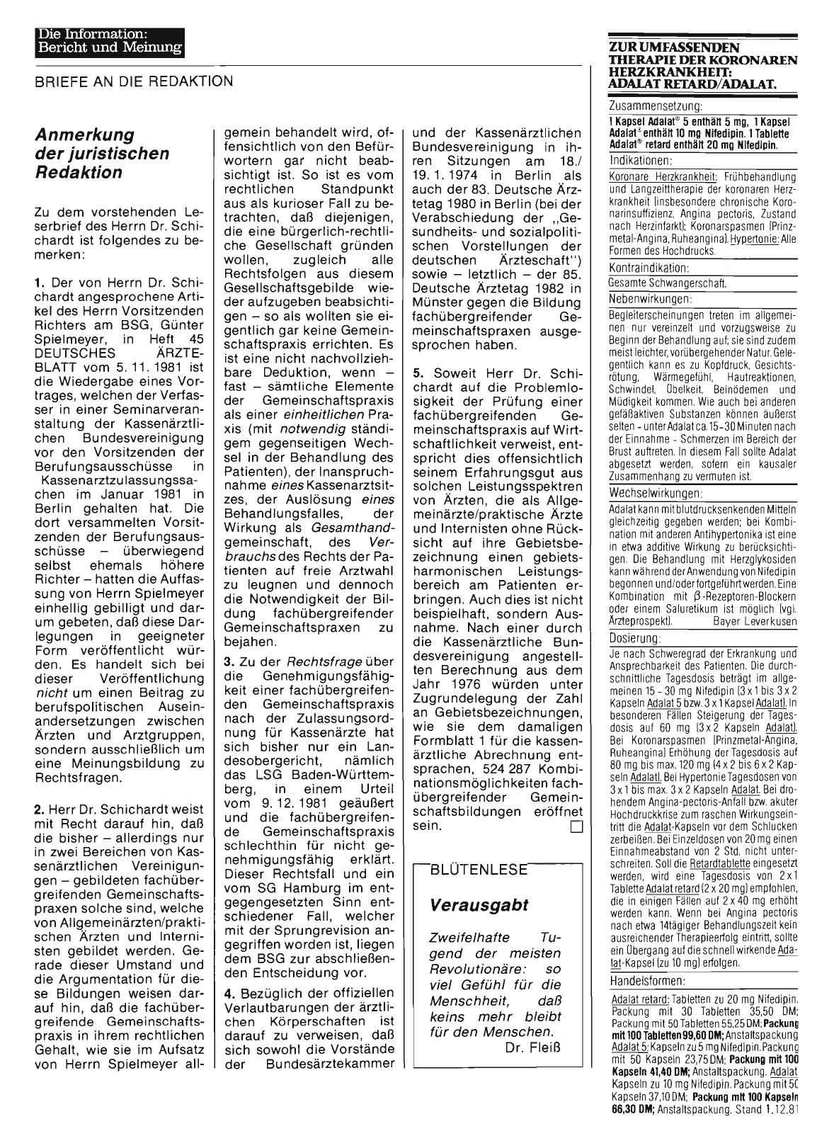 Vorschauseite 1: WIDERSPRUCH: Anmerkung der juristischen Redaktion