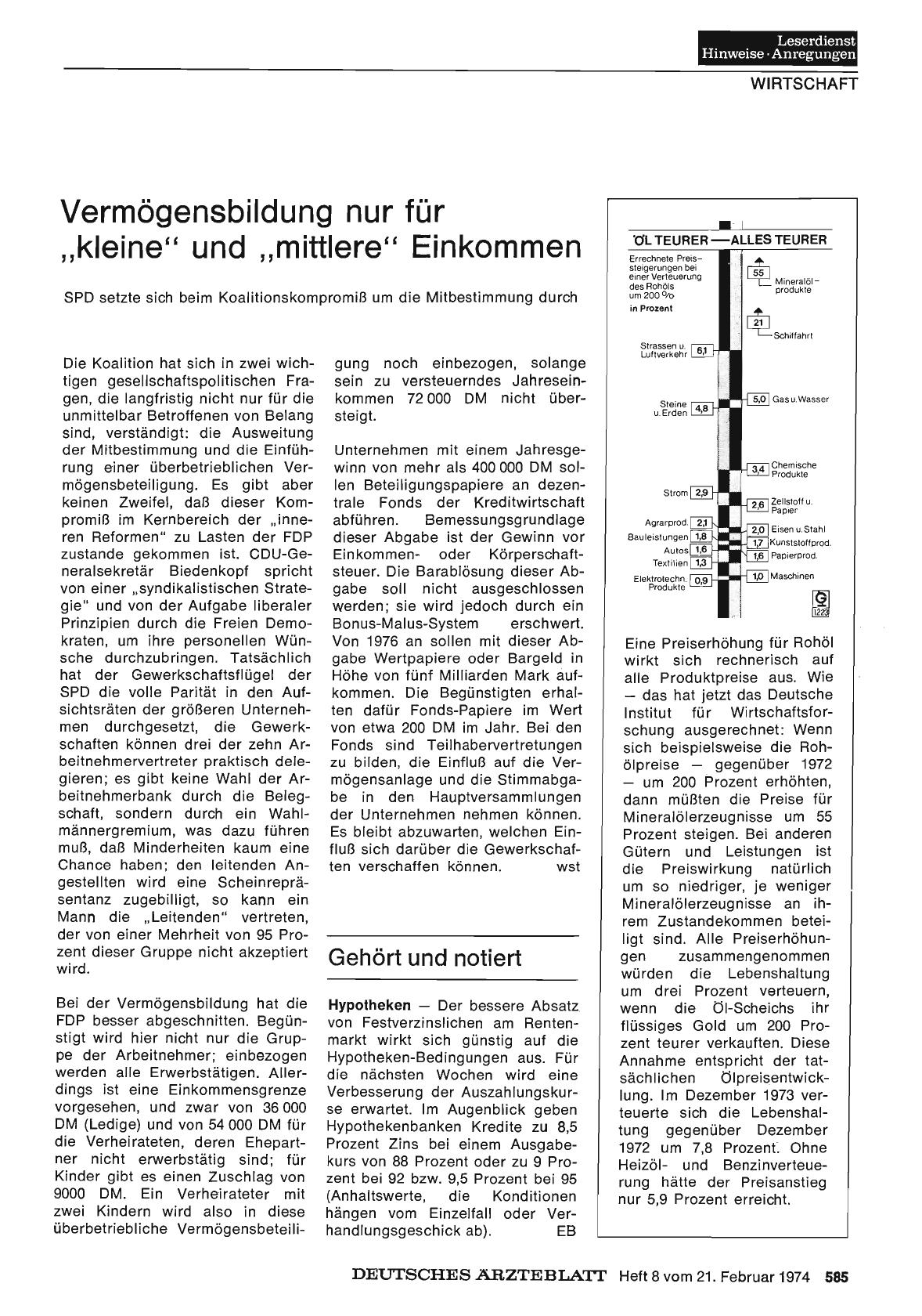 Vorschauseite 1: Gehört und notiert