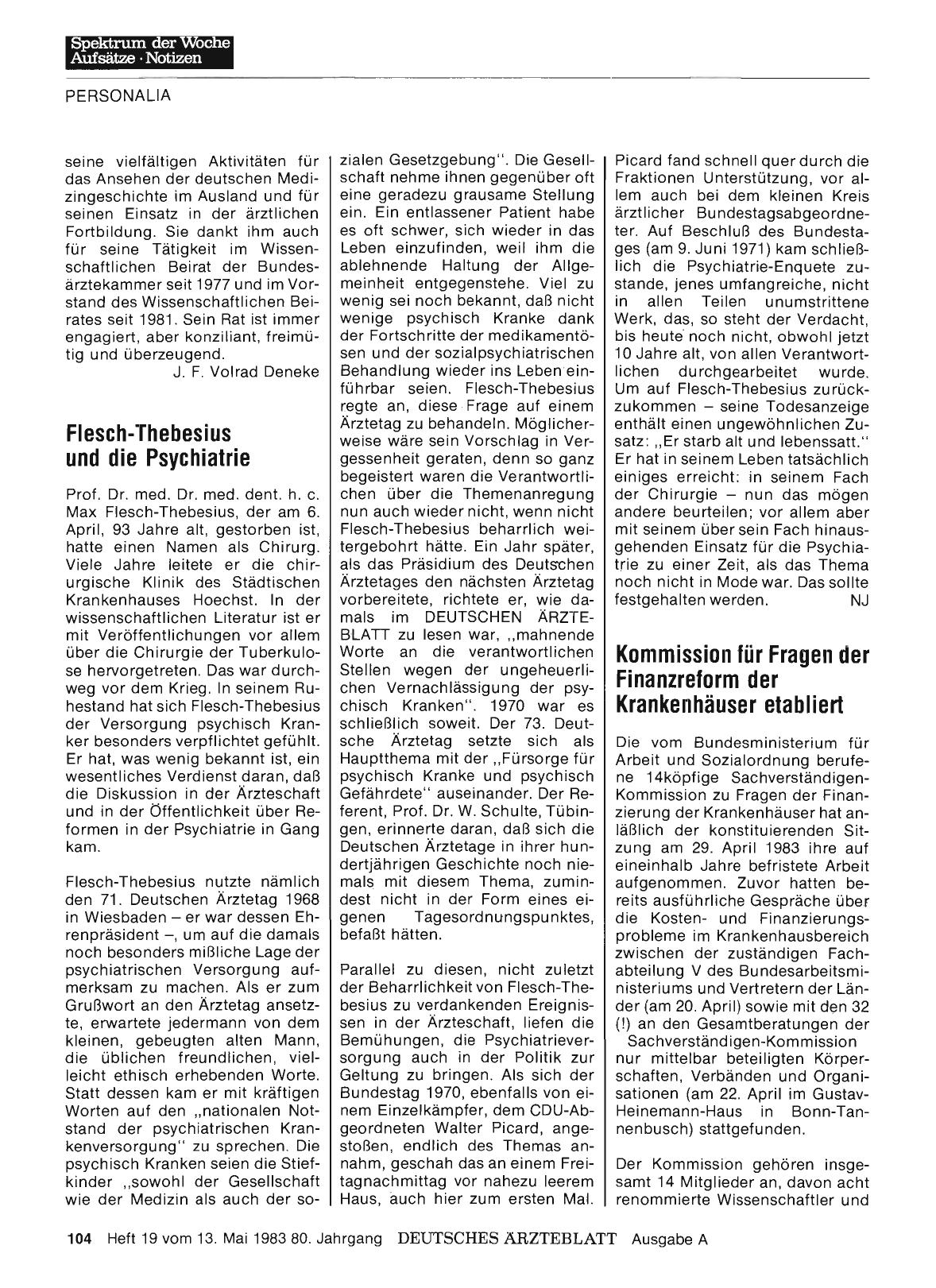 Vorschauseite 1: Flesch-Thebesius und die Psychiatrie
