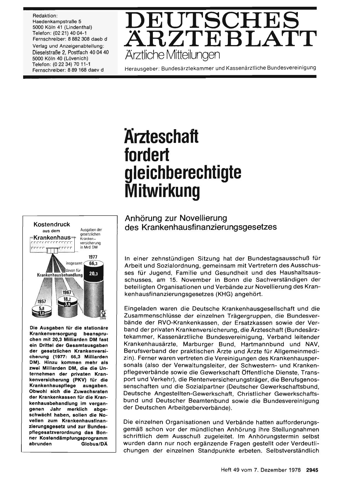 Vorschauseite 1: Kostendruck aus dem -Krankenhaus