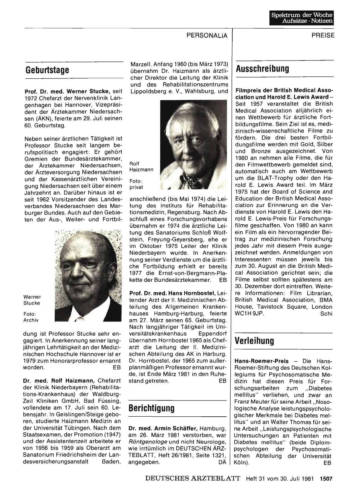 Vorschauseite 1: Ausschreibung