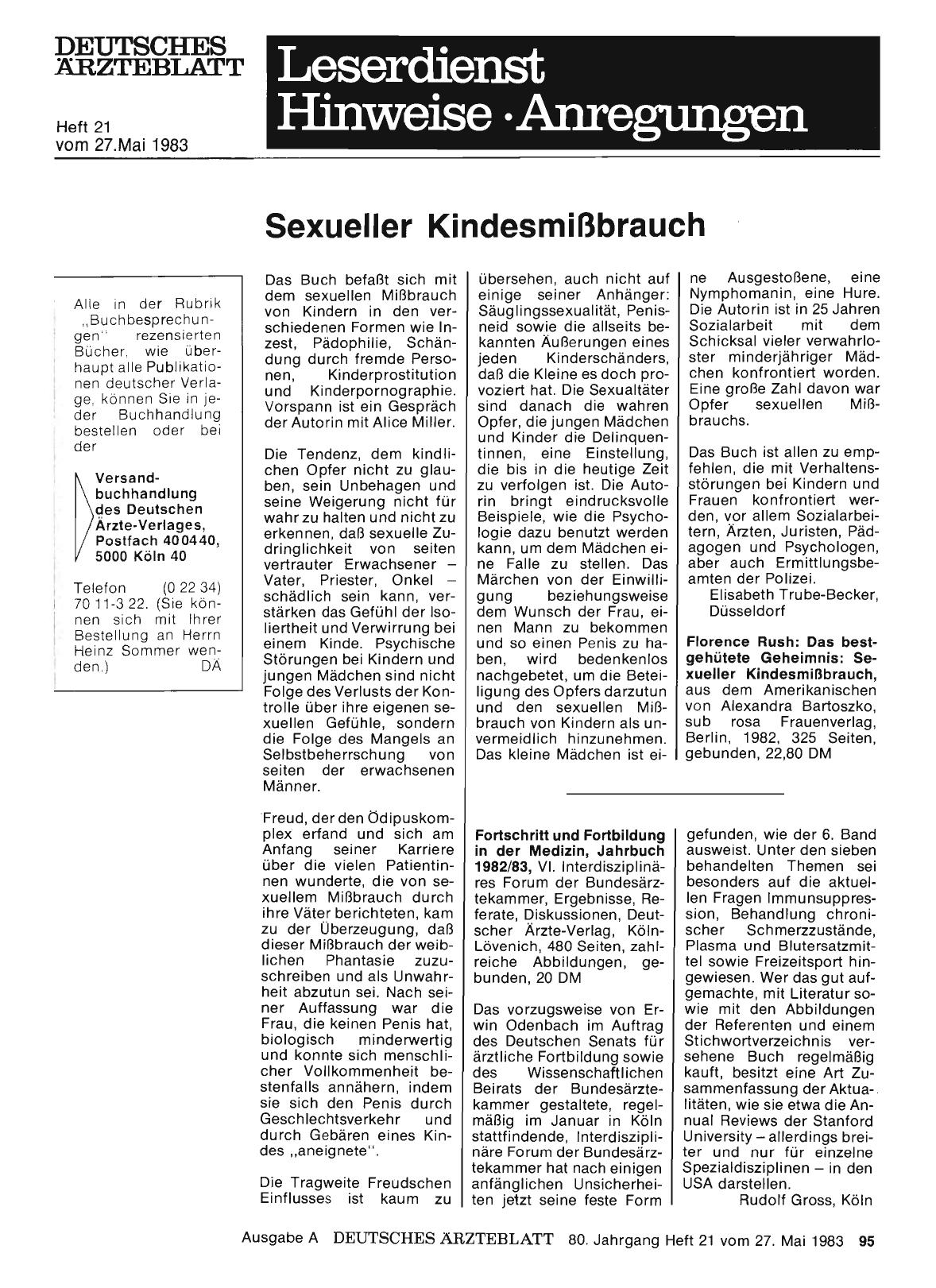 Vorschauseite 1: Sexueller Kindesmißbrauch
