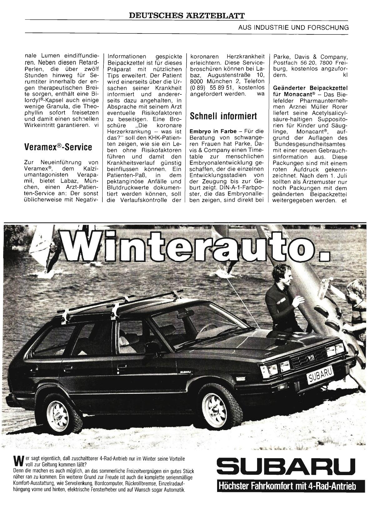 Vorschauseite 1: Veramex®-Service