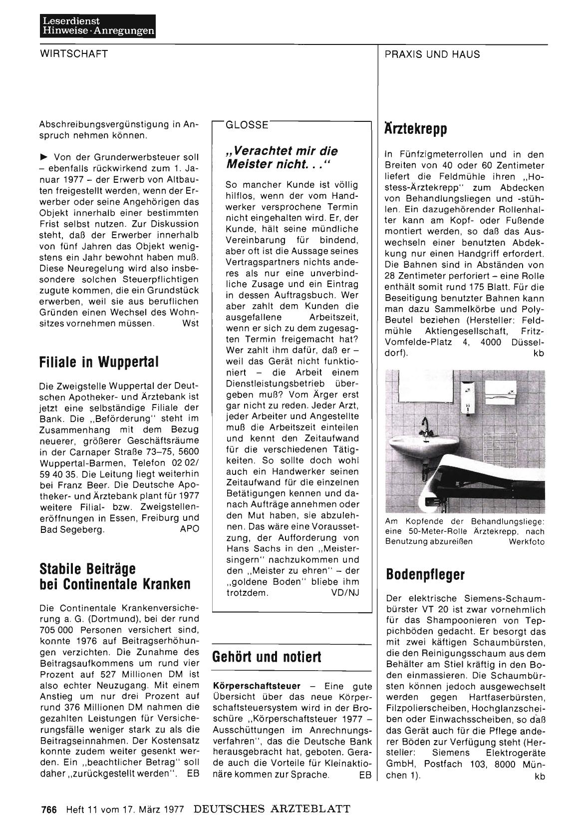 Vorschauseite 1: Gehört und notiert