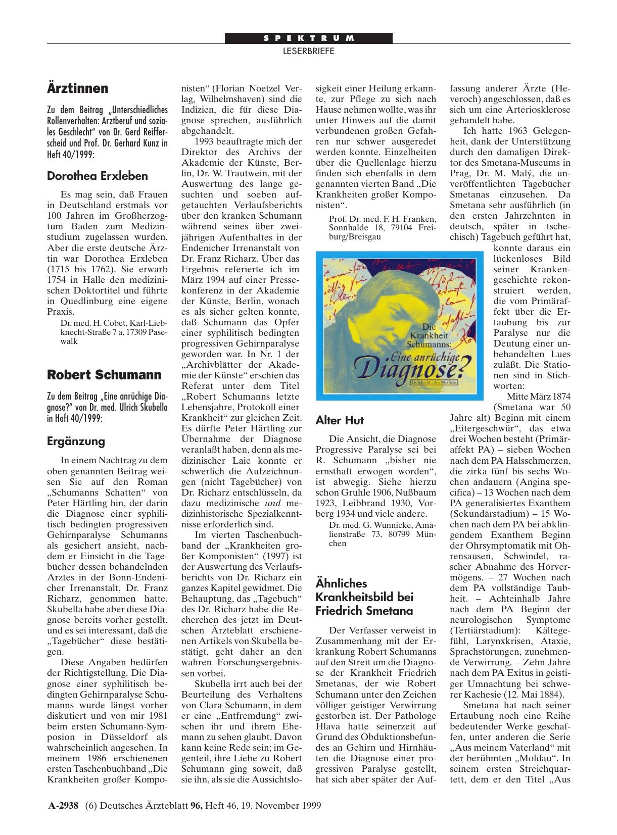 Vorschauseite 1: Ärztinnen: Dorothea Erxleben